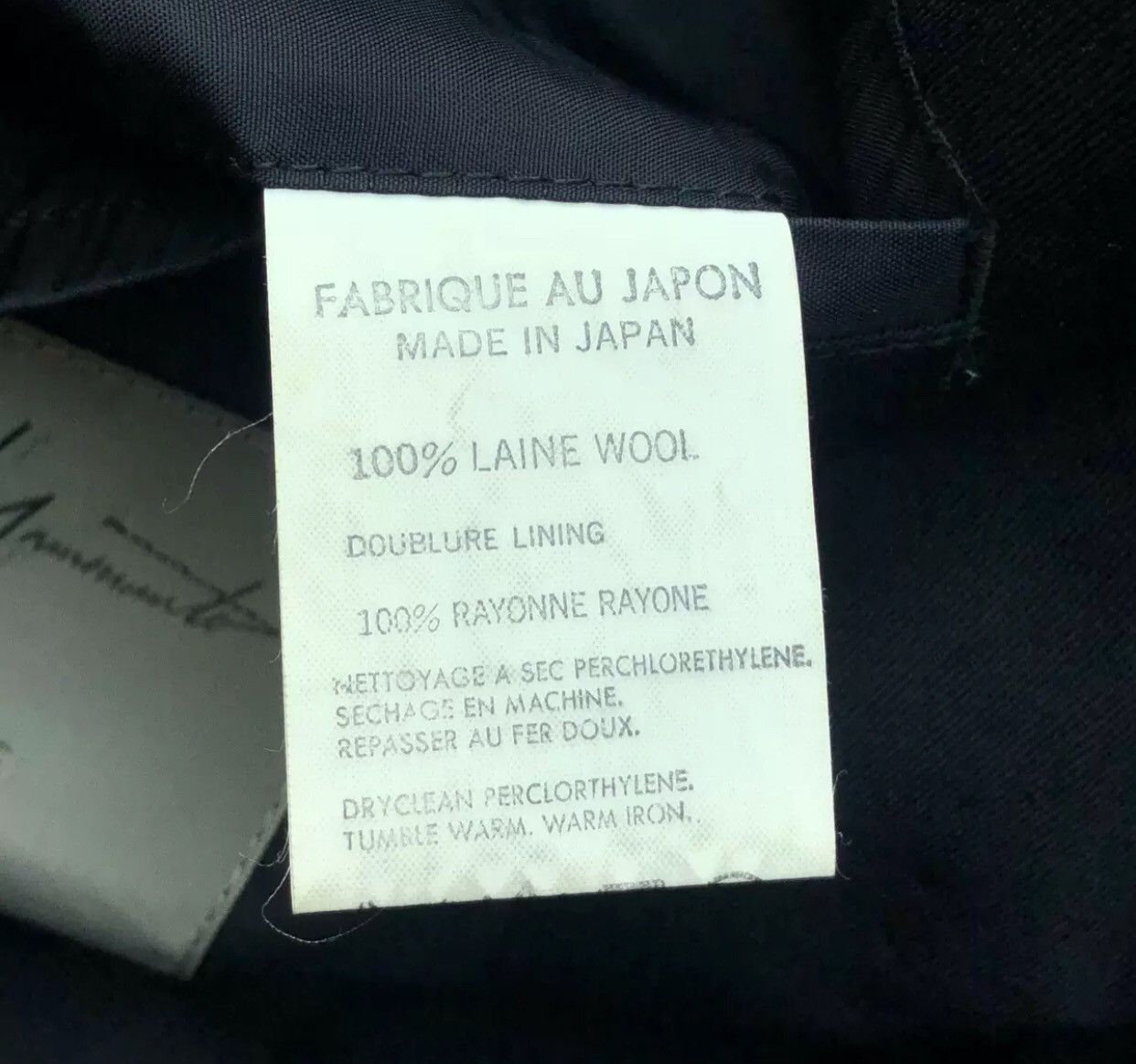 Yohji Yamamoto Yohji Yamamoto 94ss wool suit with and hidden buttons suit Size 40S - 6 Thumbnail