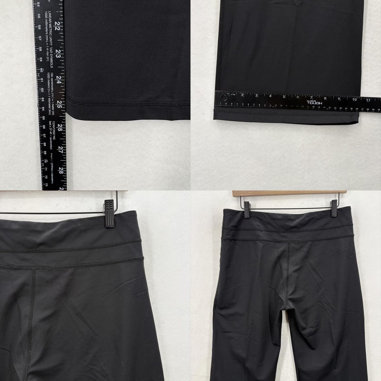 Vintage Christine Alexander Pants Womens Medium Black Cropped Straight Leg Yoga Stretch Size 32" / US 10 / IT 46 - 8 Thumbnail