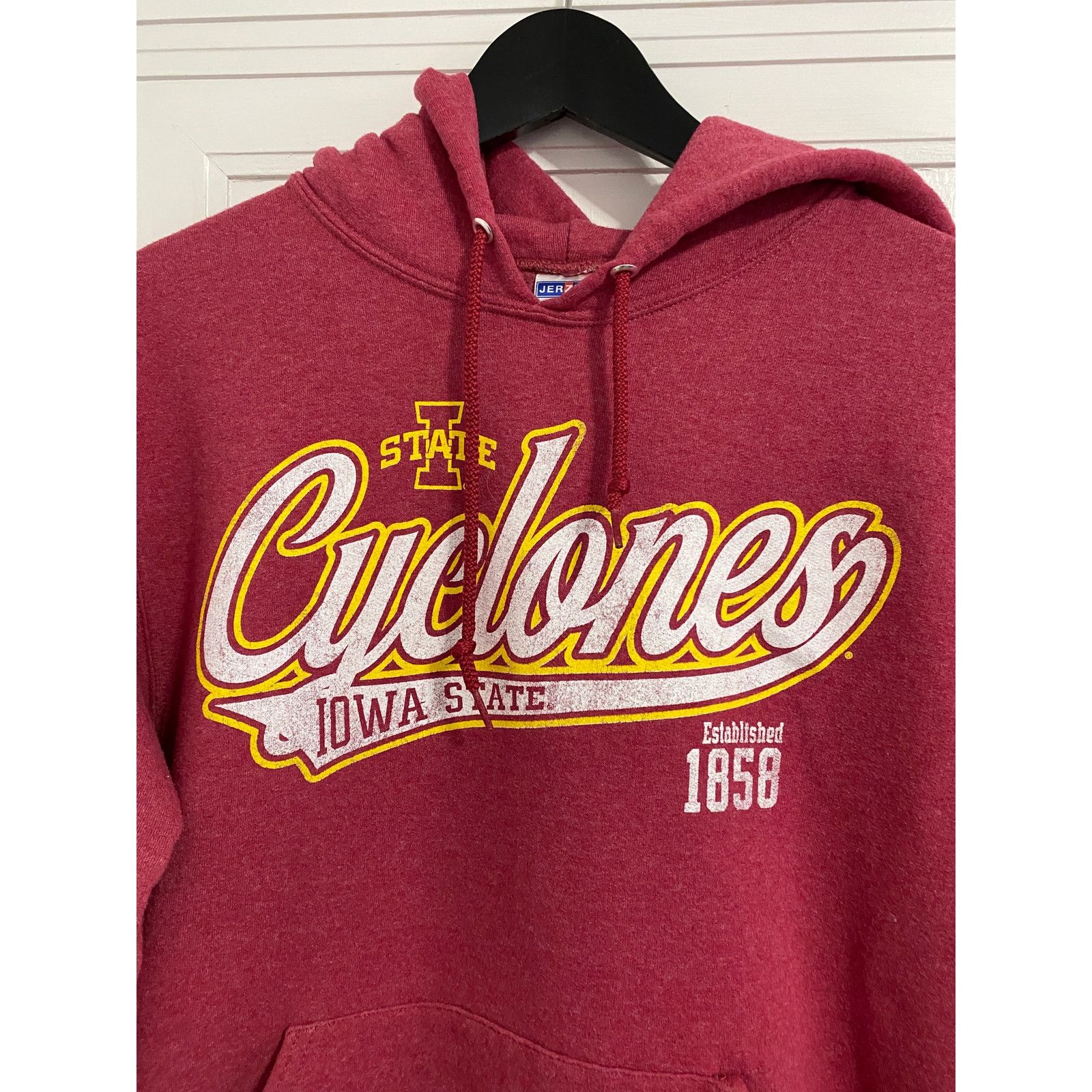 Jerzees Iowa State Cyclones Hoodie Sweatshirt Size Small Size S / US 4 / IT 40 - 2 Thumbnail