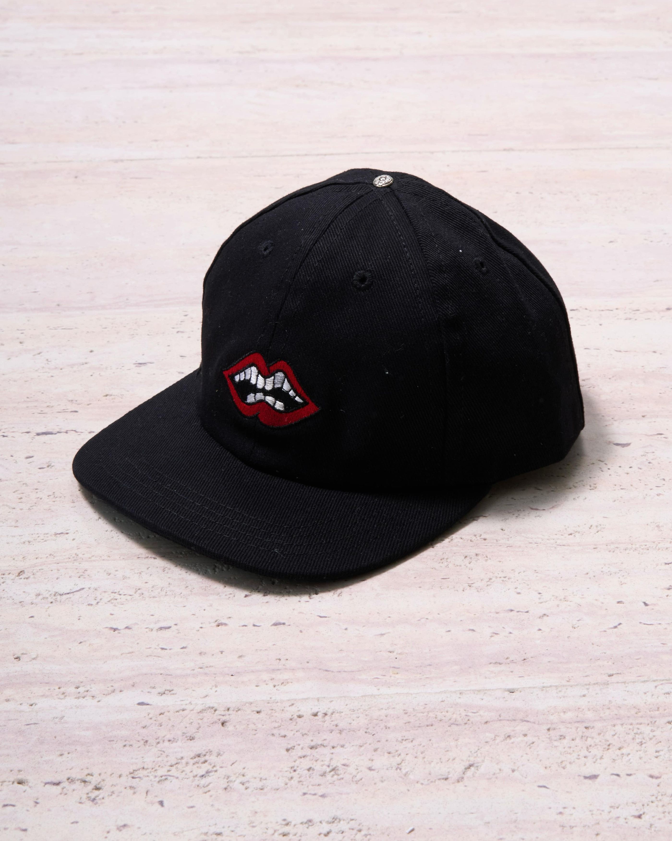 Chrome Hearts Chrome Hearts Matty Boy leather chomper lips trucker hat Size ONE SIZE - 1 Thumbnail