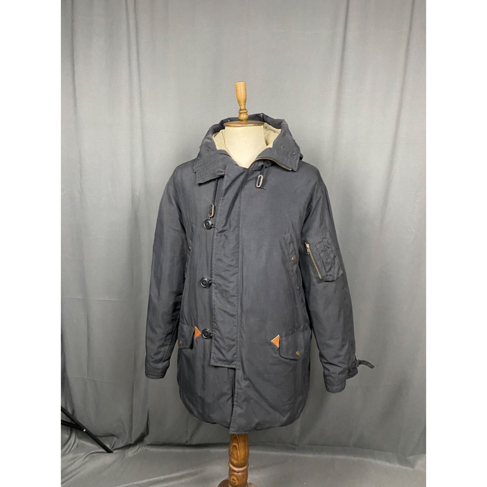 Polo Ralph Lauren Polo Ralph Lauren VTG Men's Blue Nylon Winter Insulated N-3B Size US L / EU 52-54 / 3 - 4 Thumbnail