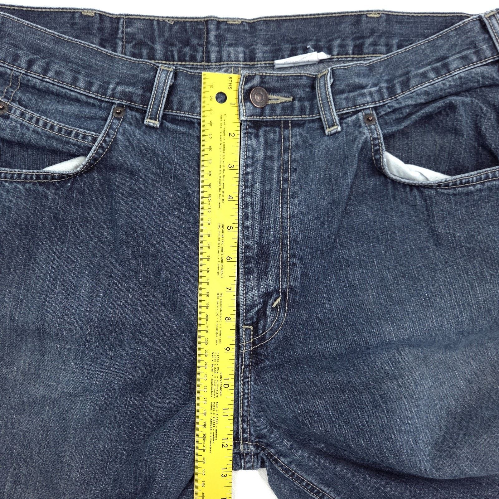 Levi's Levis 505 Jeans Mens 35x33 Vintage Orange Tab Made In USA Size US 35 - 5 Thumbnail