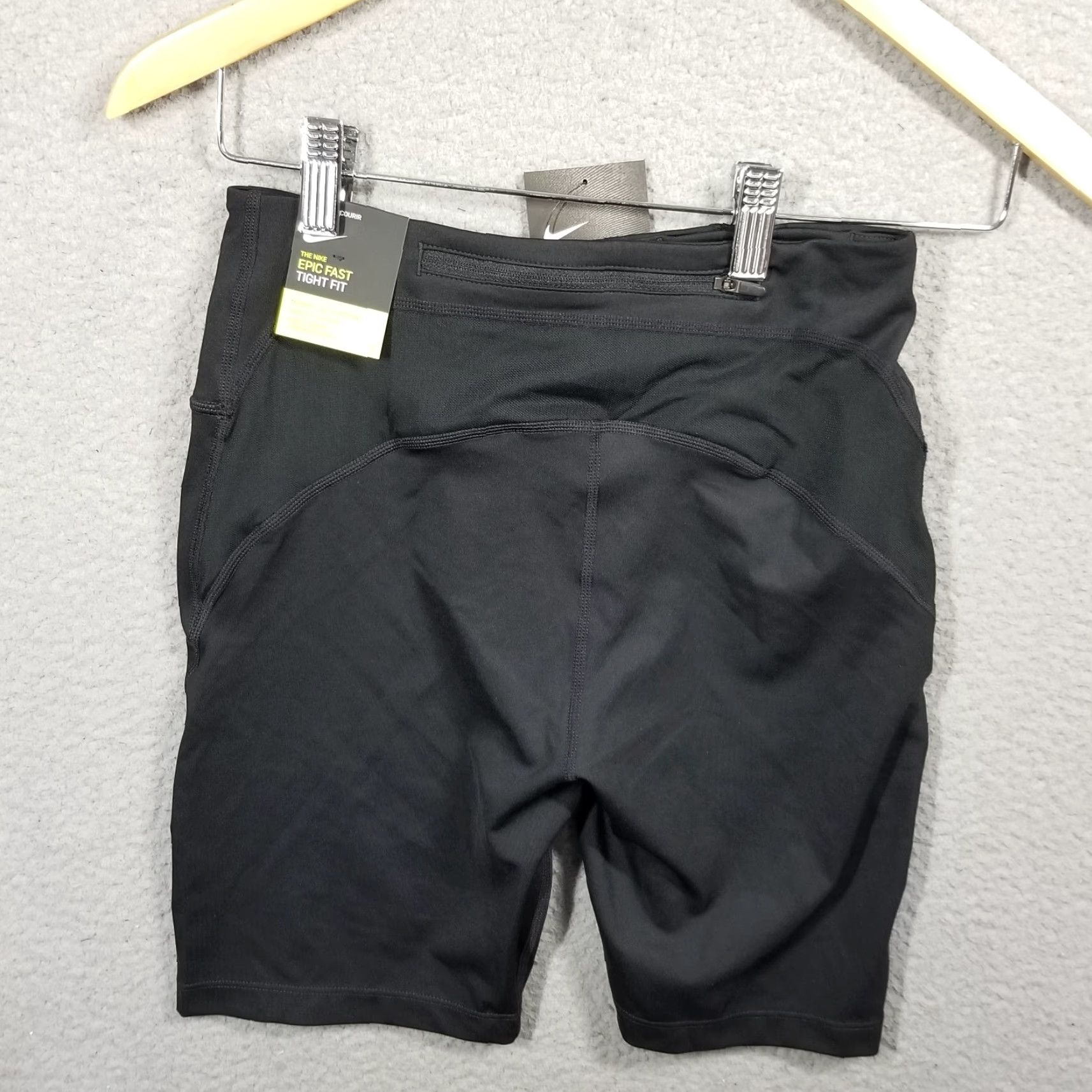 Nike VINTAGE Nike Biker Shorts Activewear Women Small Black Slim Fit 90s Size 28" / US 6 / IT 42 - 3 Thumbnail