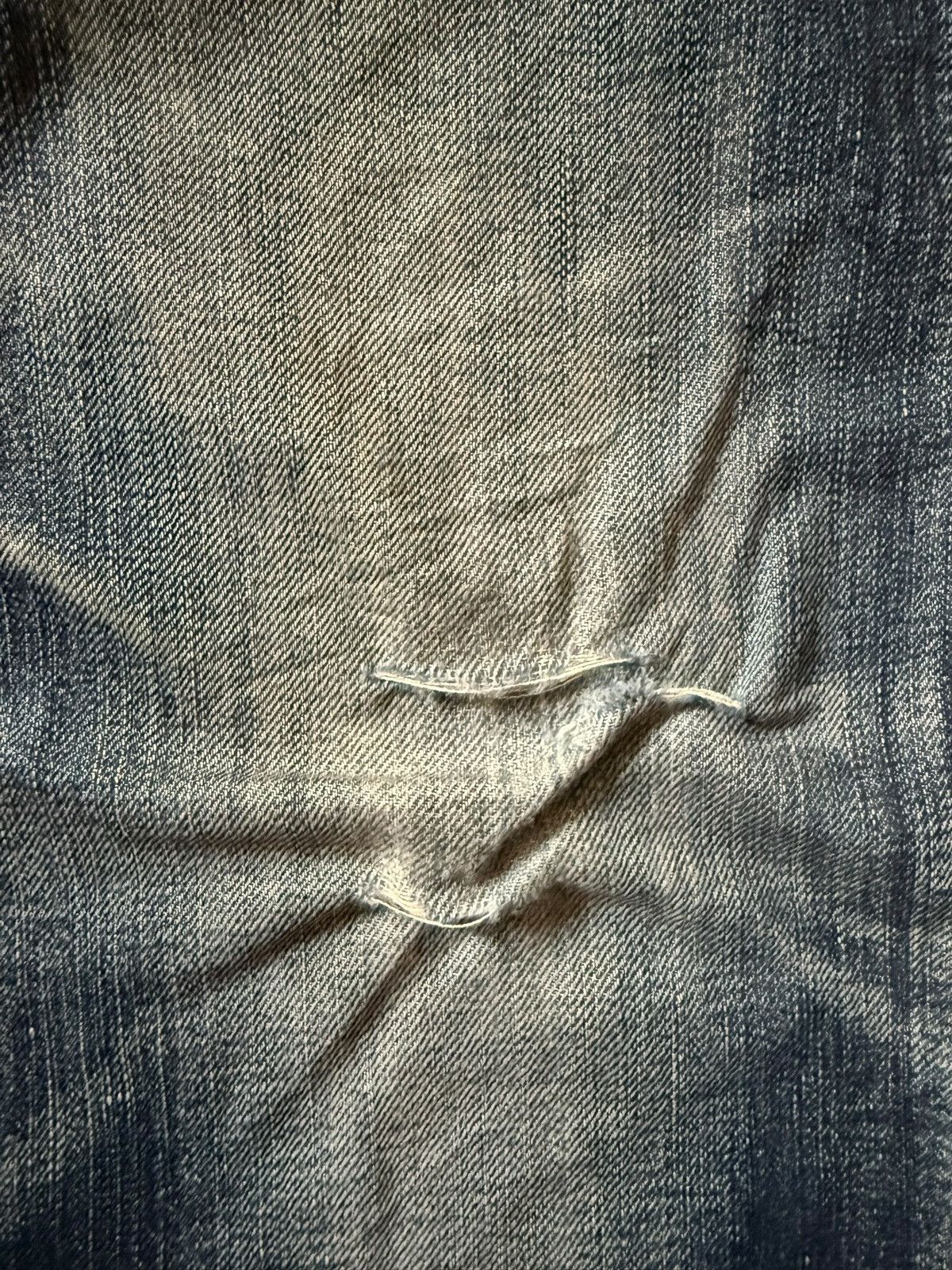 Edwin Exclusive Vintage Edwin XV Mud Wash Distress Baggy Jeans Size US 39 - 3 Thumbnail