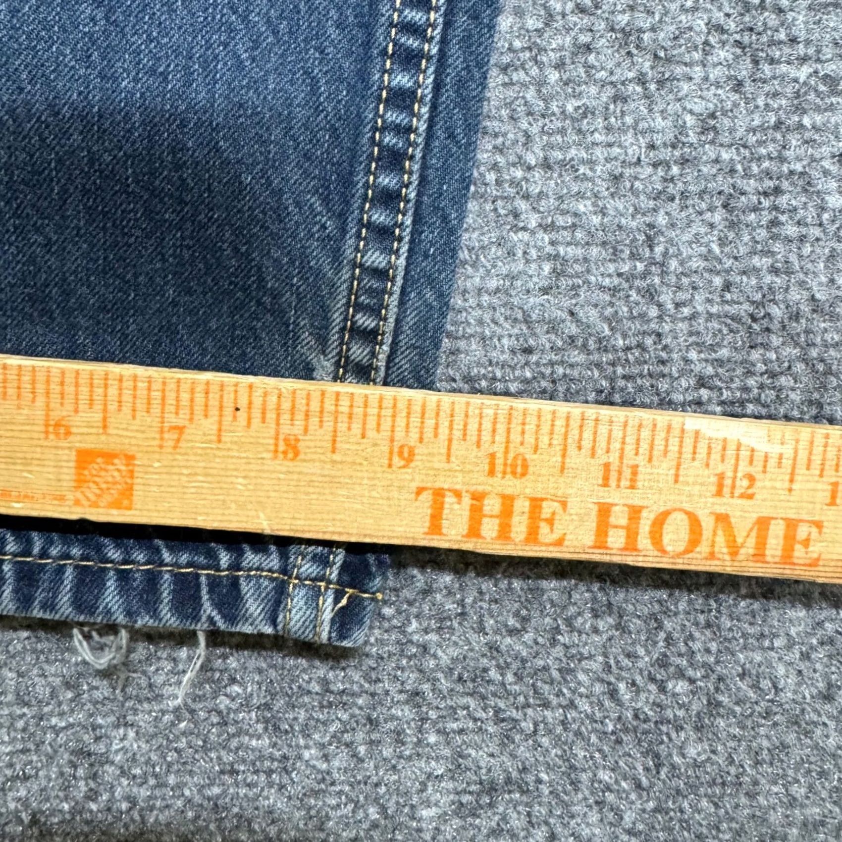 Levi's VINTAGE Levi's 505 Jeans Men's 36x32 Dark Washed Denim Slim Relaxed Fit Pants Jeans Bl ue 36 Men Straight Size US 36 / EU 52 - 5 Thumbnail