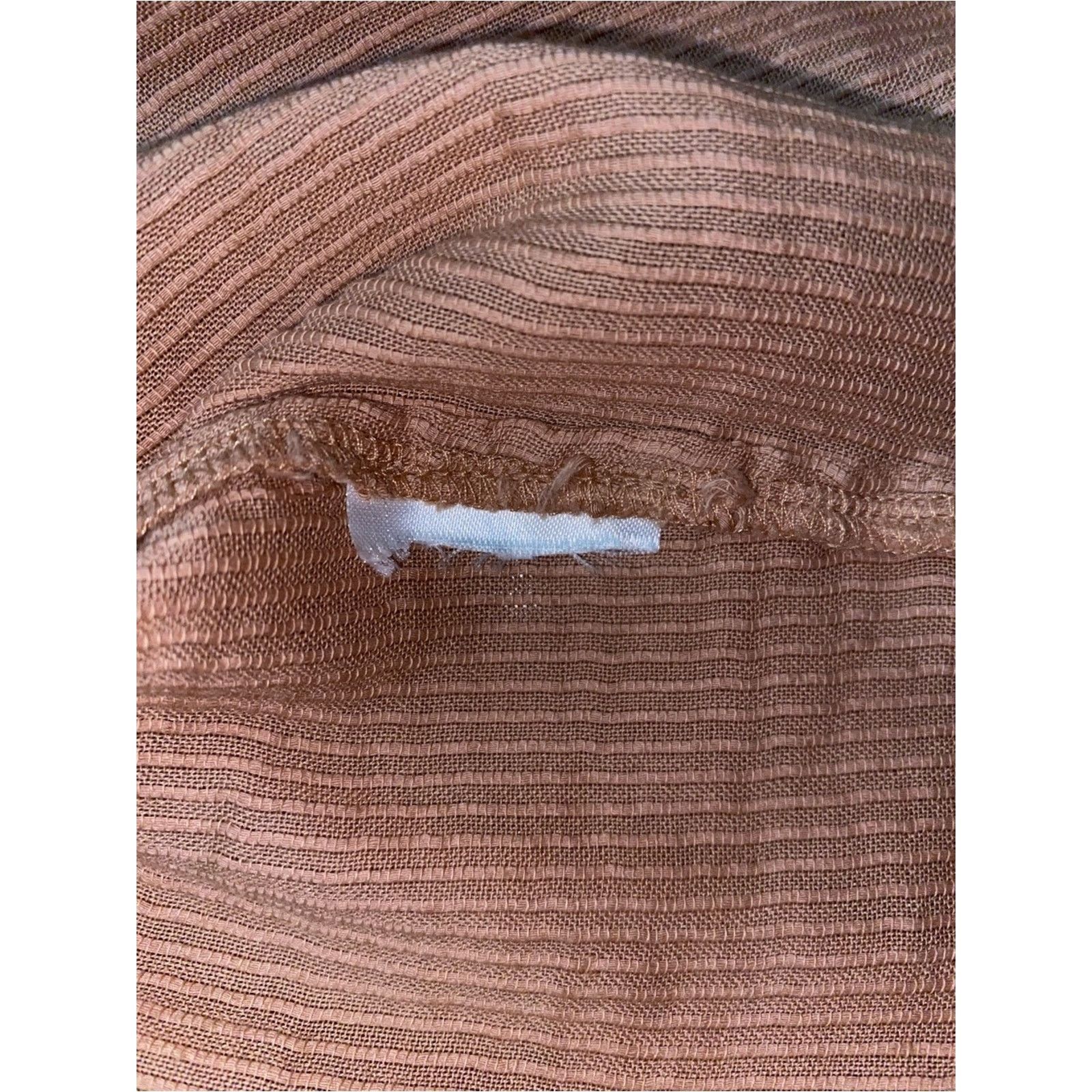 Quince Quince $158 Organic Textured Cotton Peasant Blouse Large EUC Size L / US 10 / IT 46 - 10 Thumbnail