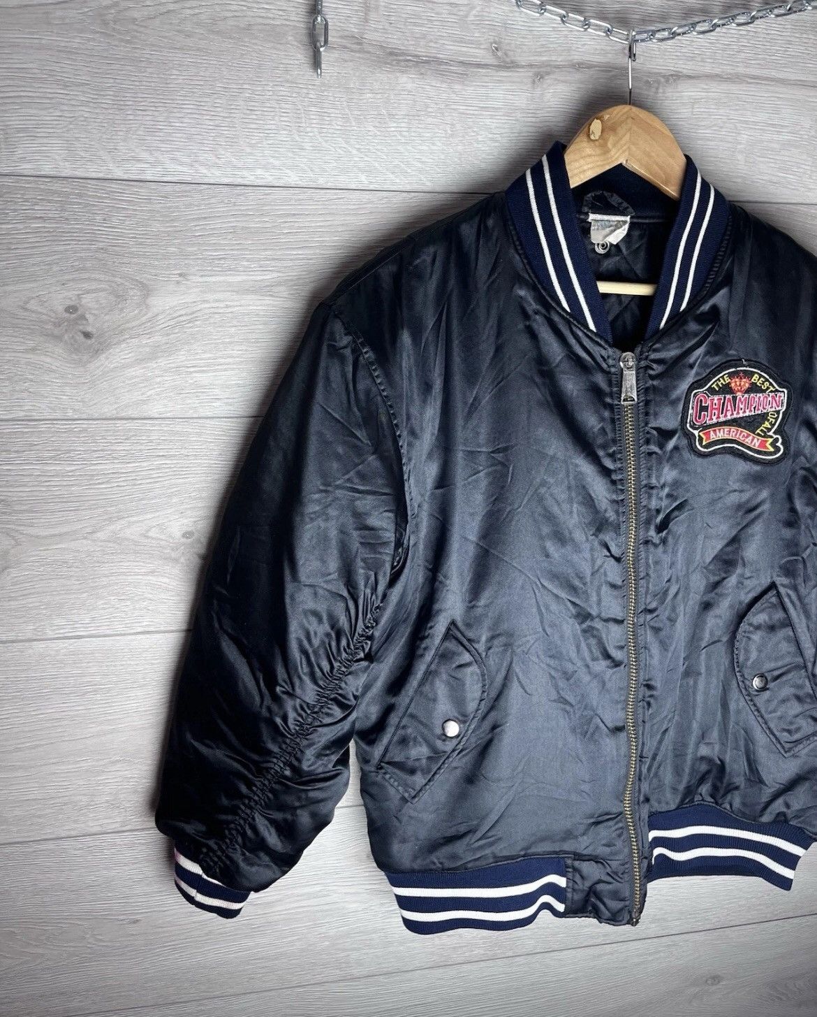 Japanese Brand Vintage bomber MA-1 CHAMPION AMERICAN Y2K retro men’s size M Size US M / EU 48-50 / 2 - 3 Thumbnail