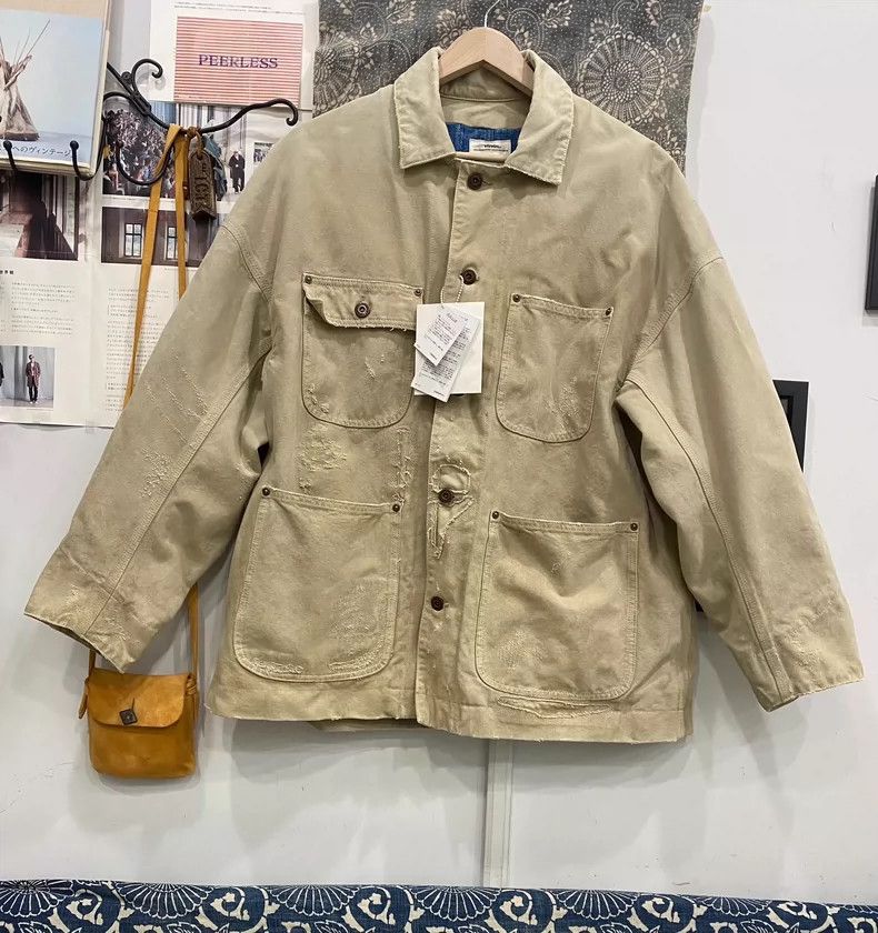 ジャケット・アウター visvim MACRAY COVERALL CRASH size2 visvim MACRAY COVERALL CRASH GREY | REVERSIBLE