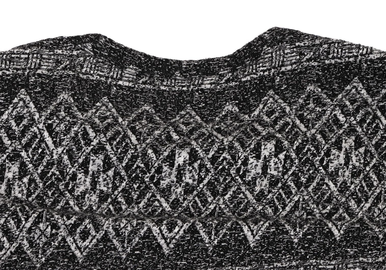 Yohji Yamamoto Yohji Yamamoto Asymmetrical Hem Knit in Black Gray Size US M / EU 48-50 / 2 - 9 Thumbnail