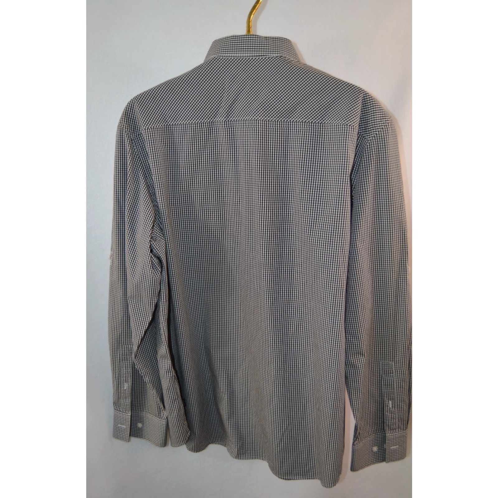 Calvin Klein CALVIN KLEIN Slim Fit Men’s Checked Button-Down Up Long Sleeve Shirt XL Size US XL / EU 56 / 4 - 2 Thumbnail