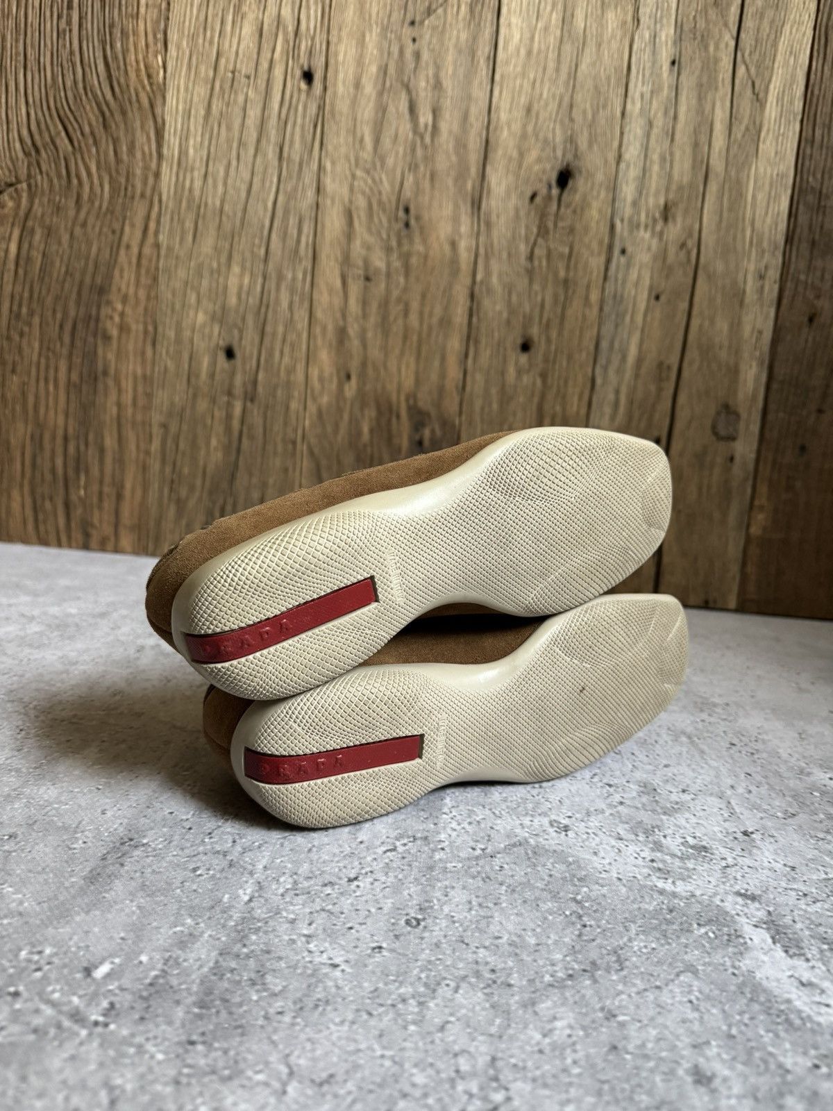 Vintage Prada Women’s Suede Loafers