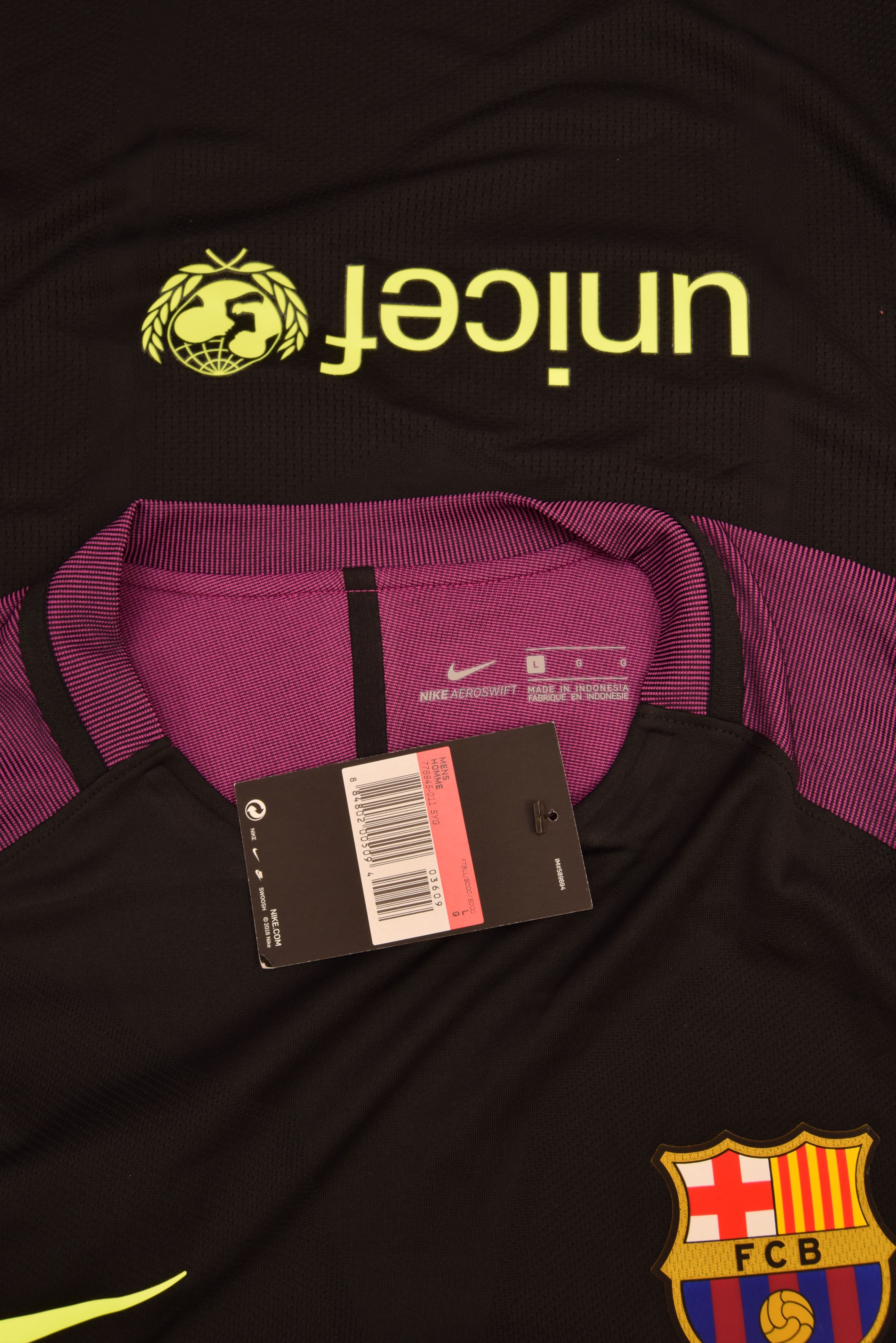 Nike Barcelona Nike 2016 - 2017 Aeroswift Player's Issue Gk Size US L / EU 52-54 / 3 - 5 Thumbnail