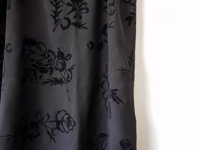 Yohji Yamamoto Yohji Yamamoto size s 1997SS Velvet Floral Skirt 2503-Nexta Size 25" / US 0 / IT 36 - 6 Thumbnail