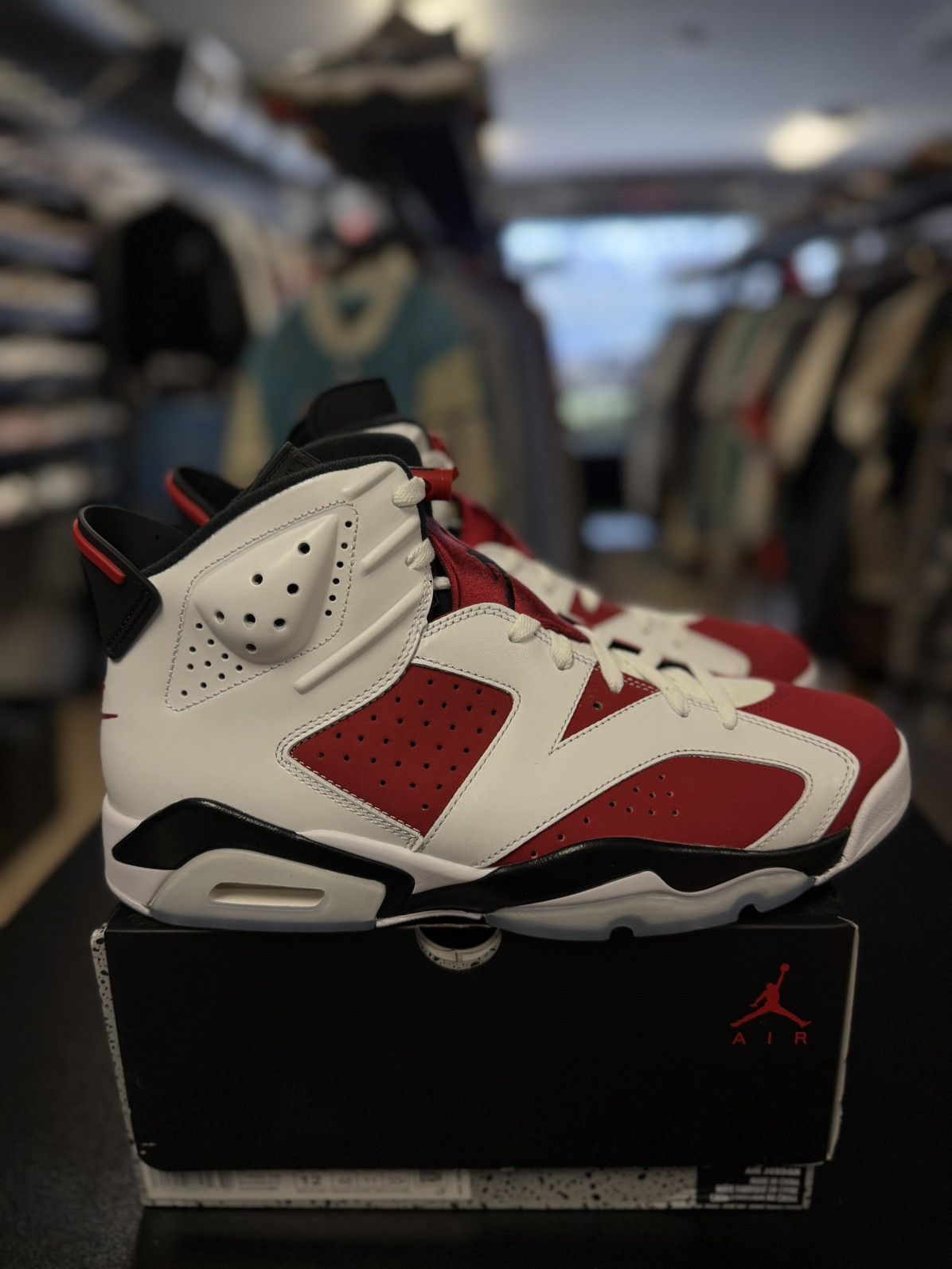 Jordan Brand × Nike Jordan 6 Carmine Size 12 (NEW) (CT8529-106) Size US 12 / EU 45 - 11 Thumbnail
