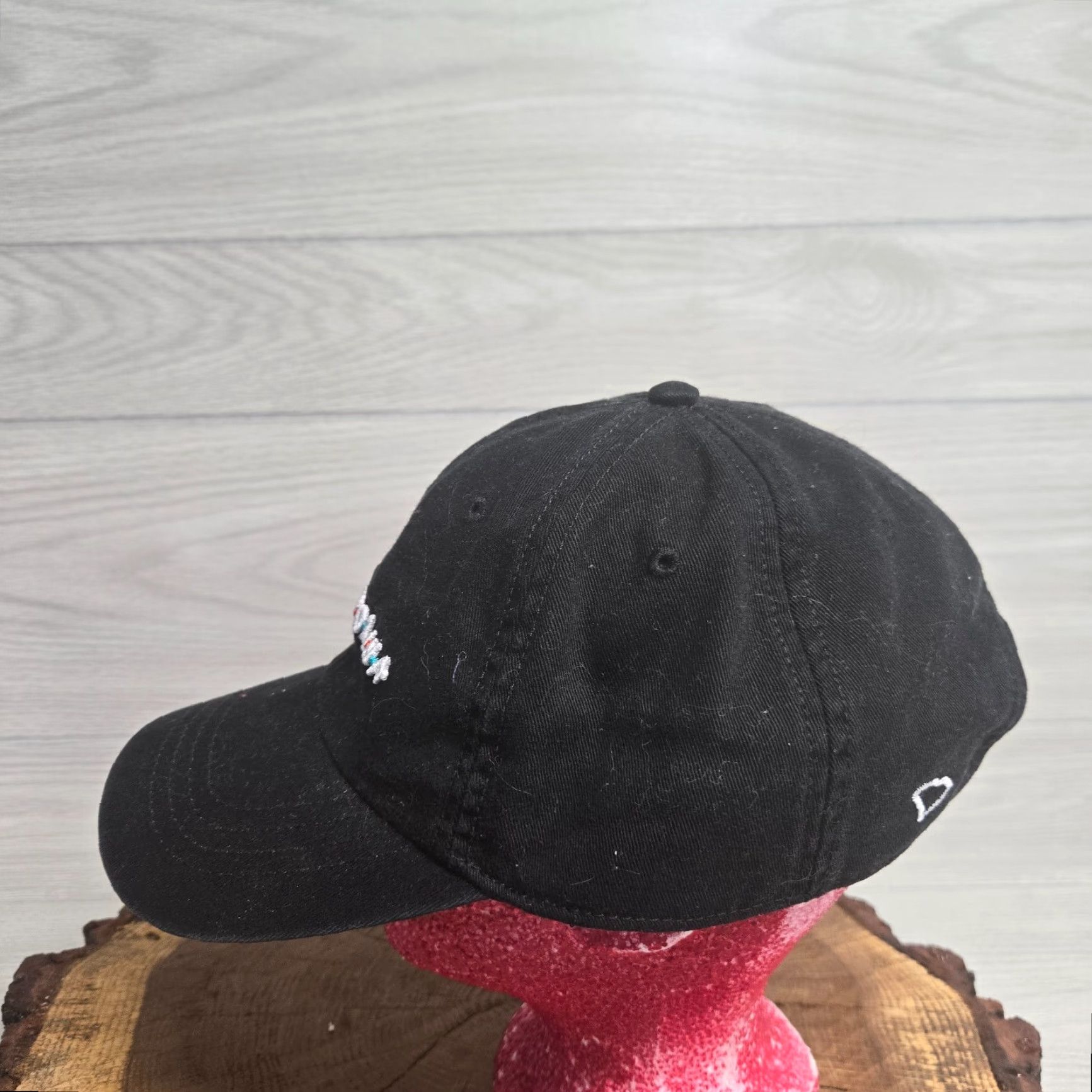 Vintage South Carolina SC State Baseball Hat Cap Friends Font Strapback Black Shirt Size ONE SIZE - 4 Thumbnail