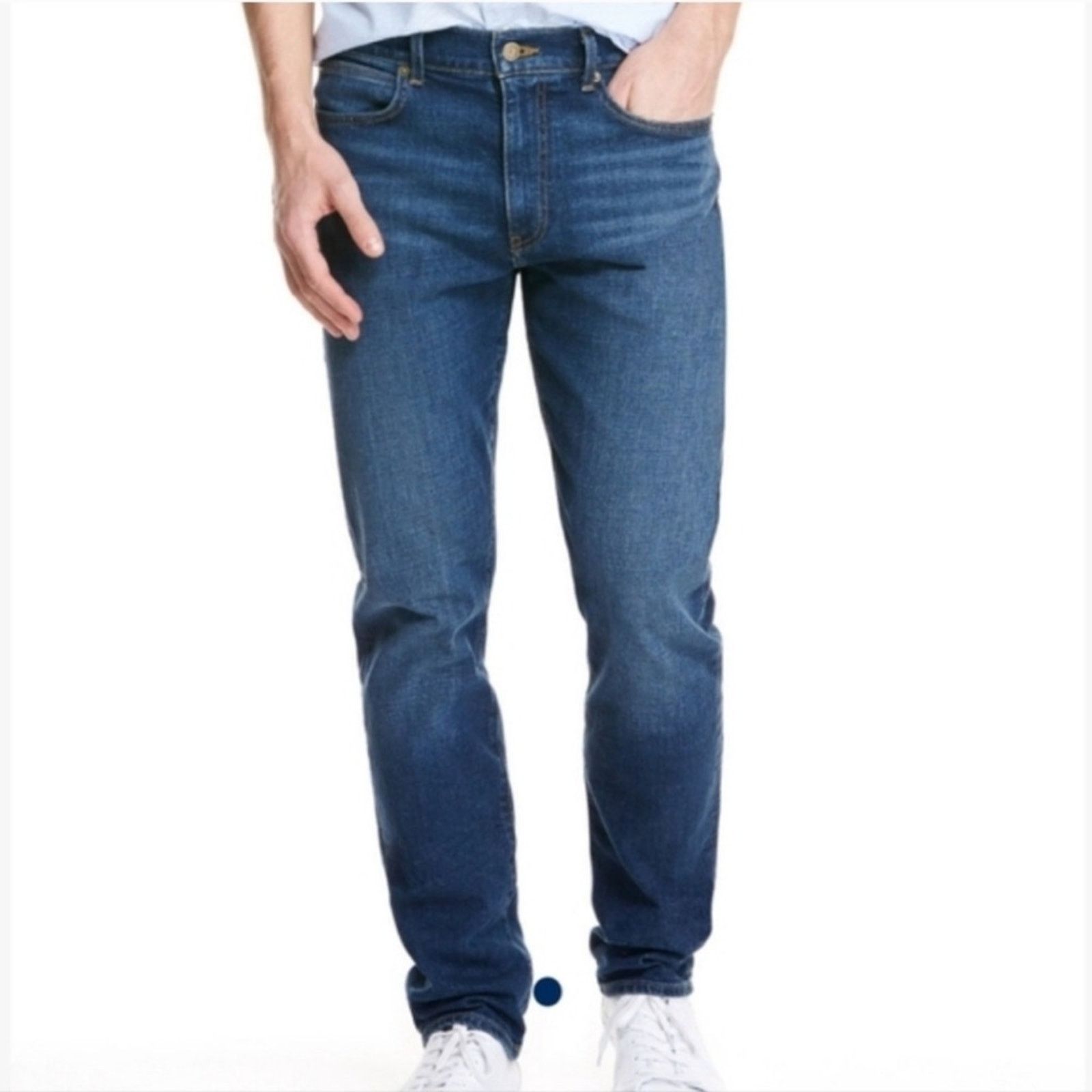 Vineyard Vines Mens Vineyard Vines Medium Blue Straight Leg Denim Jeans Size US 42 / EU 58 - 1 Thumbnail