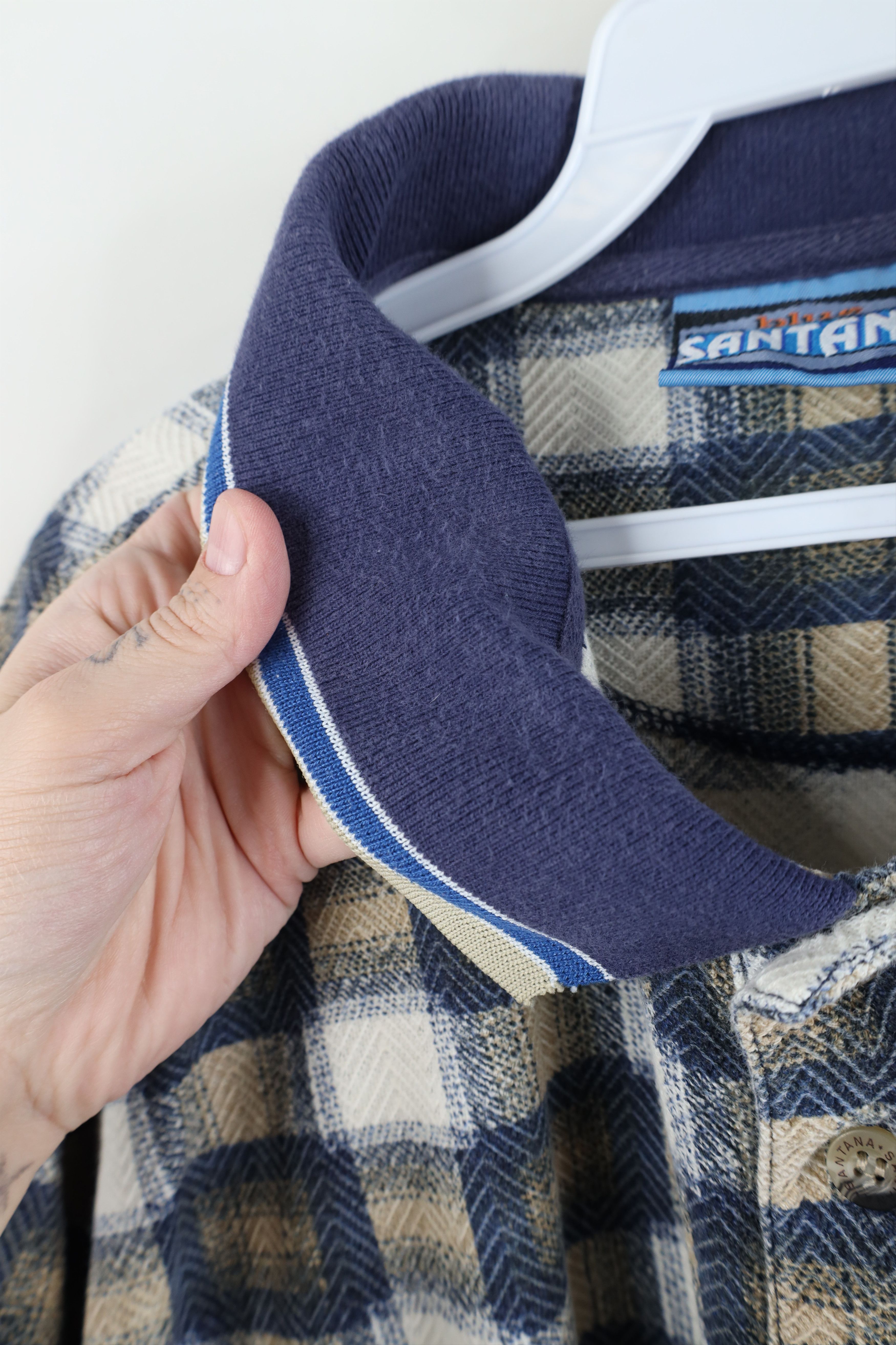 Vintage Vintage 90s Streetwear Fit Collared Golf Polo Shirt Plaid Size US XL / EU 56 / 4 - 8 Thumbnail