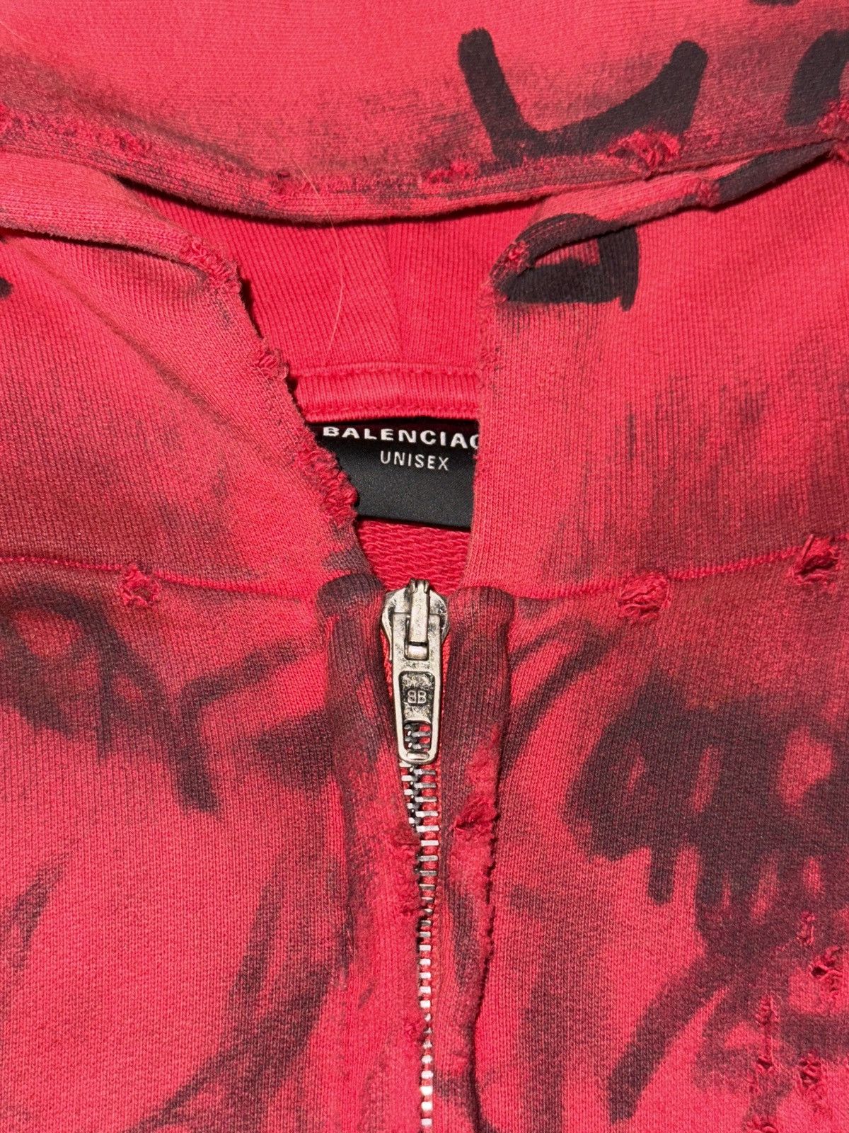Balenciaga Balenciaga Red Skater Hoodie Size US S / EU 44-46 / 1 - 3 Thumbnail