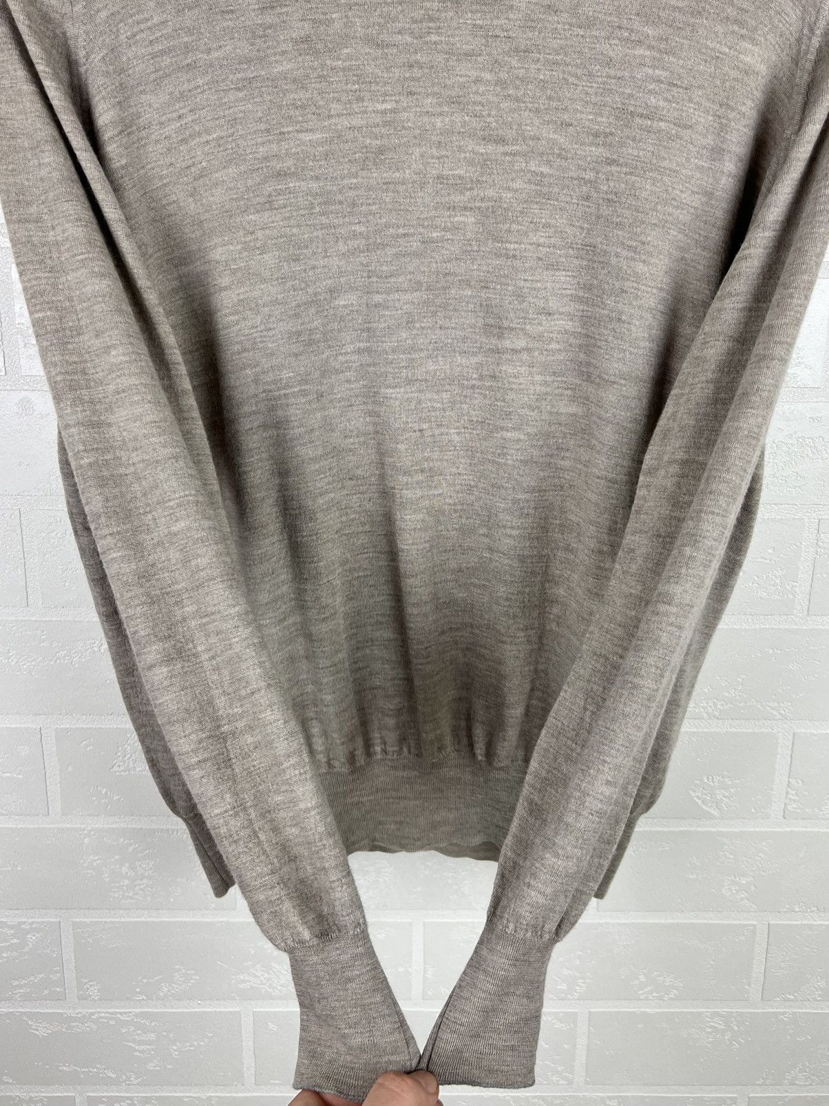 Brunello Cucinelli BRUNELLO CUCINELLI Sweater Turtleneck Cashmere/Wool Virgin Size US L / EU 52-54 / 3 - 14 Thumbnail