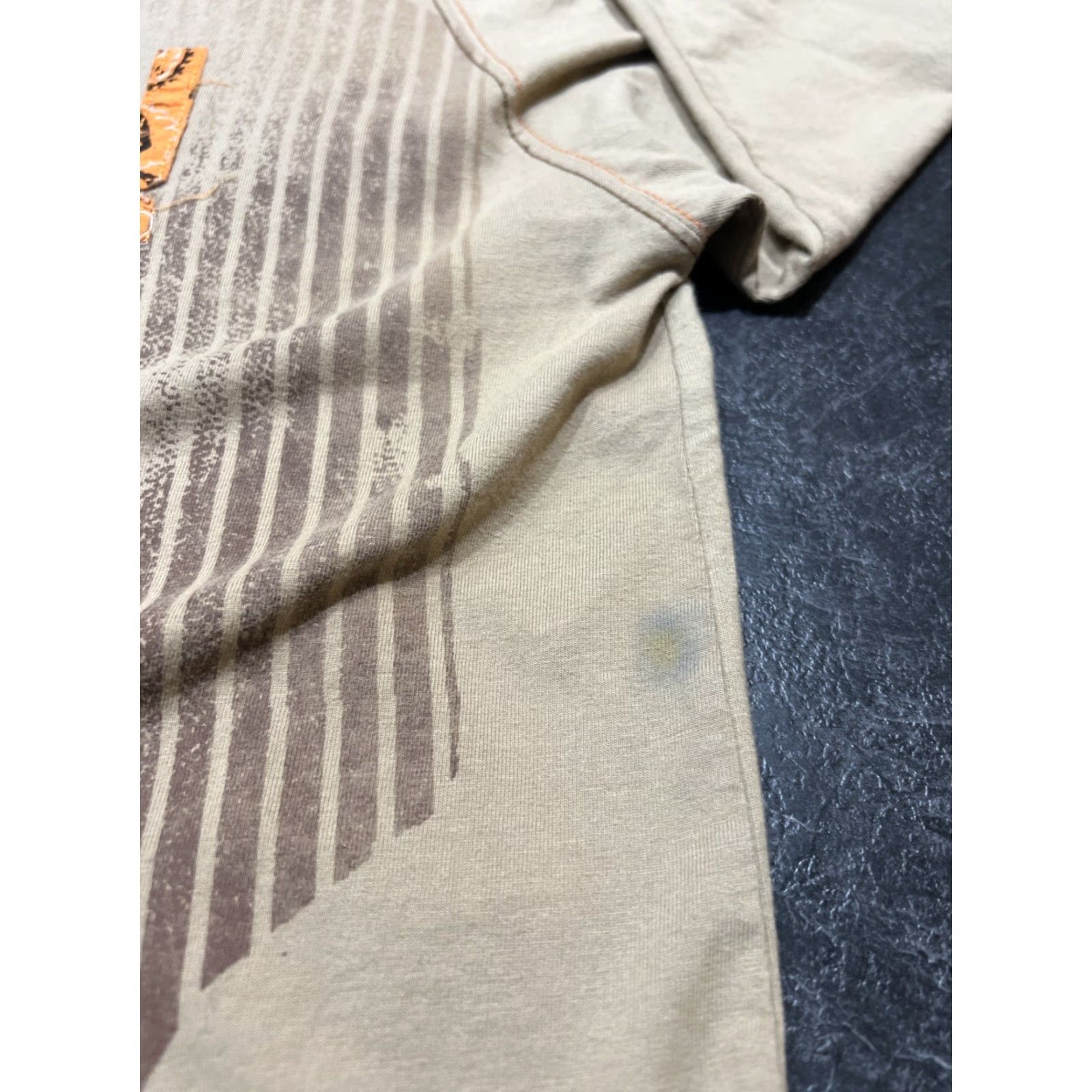 Vintage VINTAGE Makaveli Tupac T Shirt Long Sleeve Raglan 2XL Beige Hip Hop 90s 2000s Mens Size US XXL / EU 58 / 5 - 3 Thumbnail
