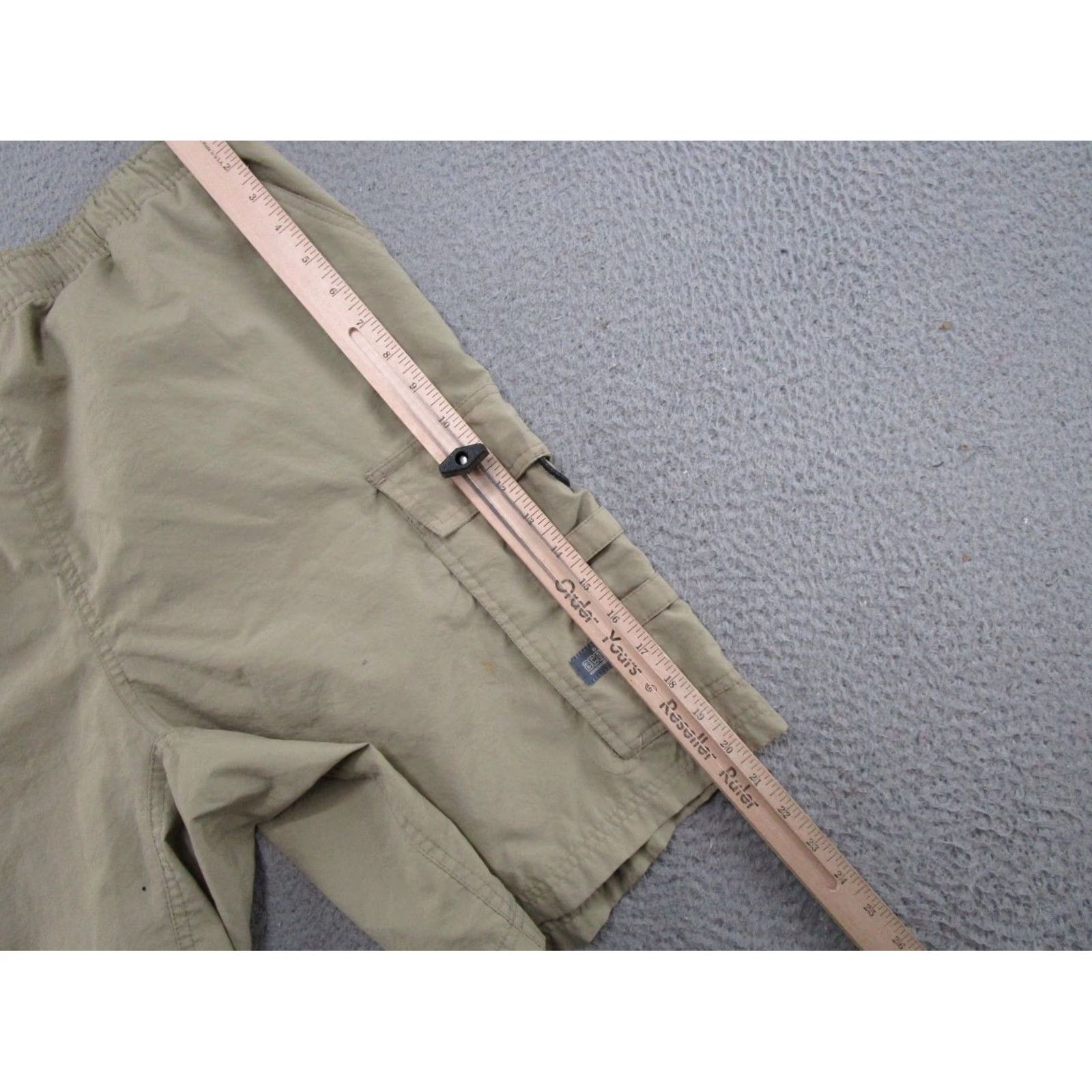 Nike ACG VINTAGE Nike ACG Cargo Shorts Mens XL Belted Elastic Waist Beige Cotton 90s 00s Cargo Pocket Mens Size US 36 / EU 52 - 7 Thumbnail