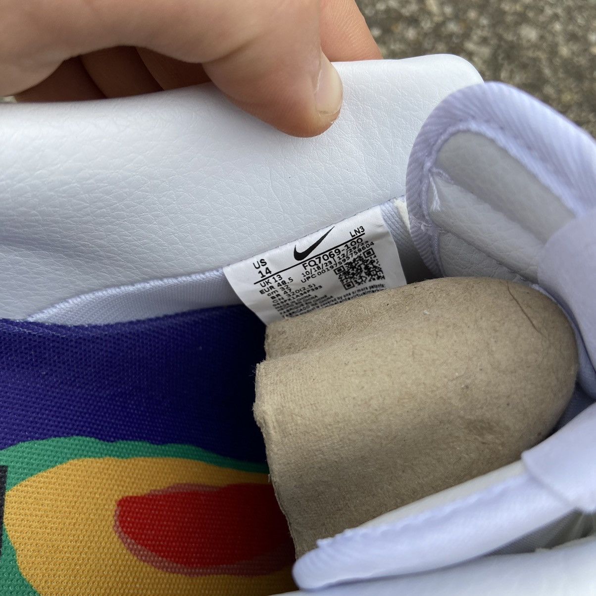 Cactus Plant Flea Market × Nike CPFM x Nike Air Force 1 White - 14 Size US 14 / EU 47 - 8 Thumbnail