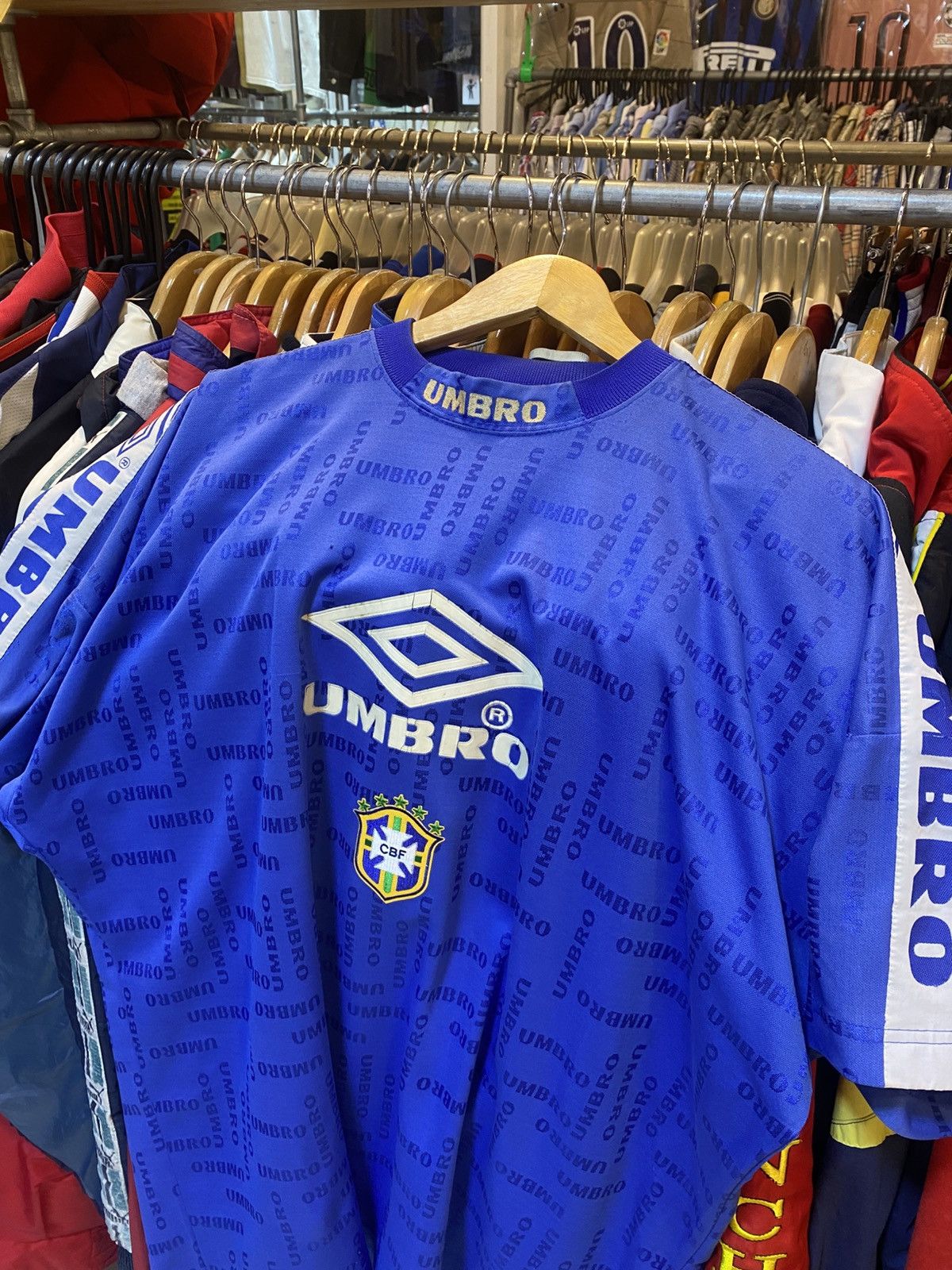 Umbro Vintage 90s Umbro Brazil Football National Team Training Kit Size US XL / EU 56 / 4 - 2 Thumbnail