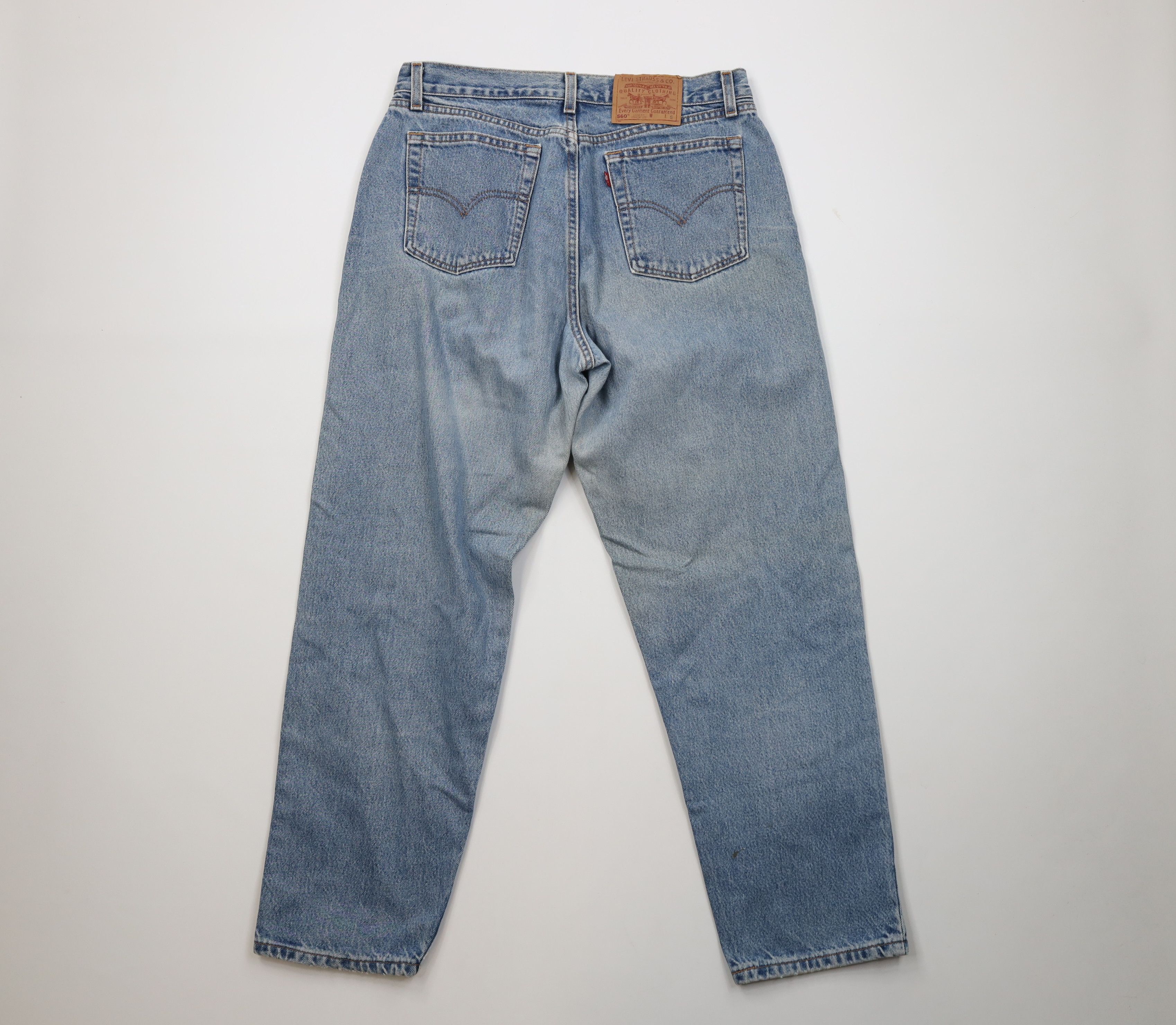 Levi's Vintage Y2K 2000 Levis 560 Loose Fit Straight Leg Jeans USA Size 36" / US 14 / IT 50 - 10 Thumbnail