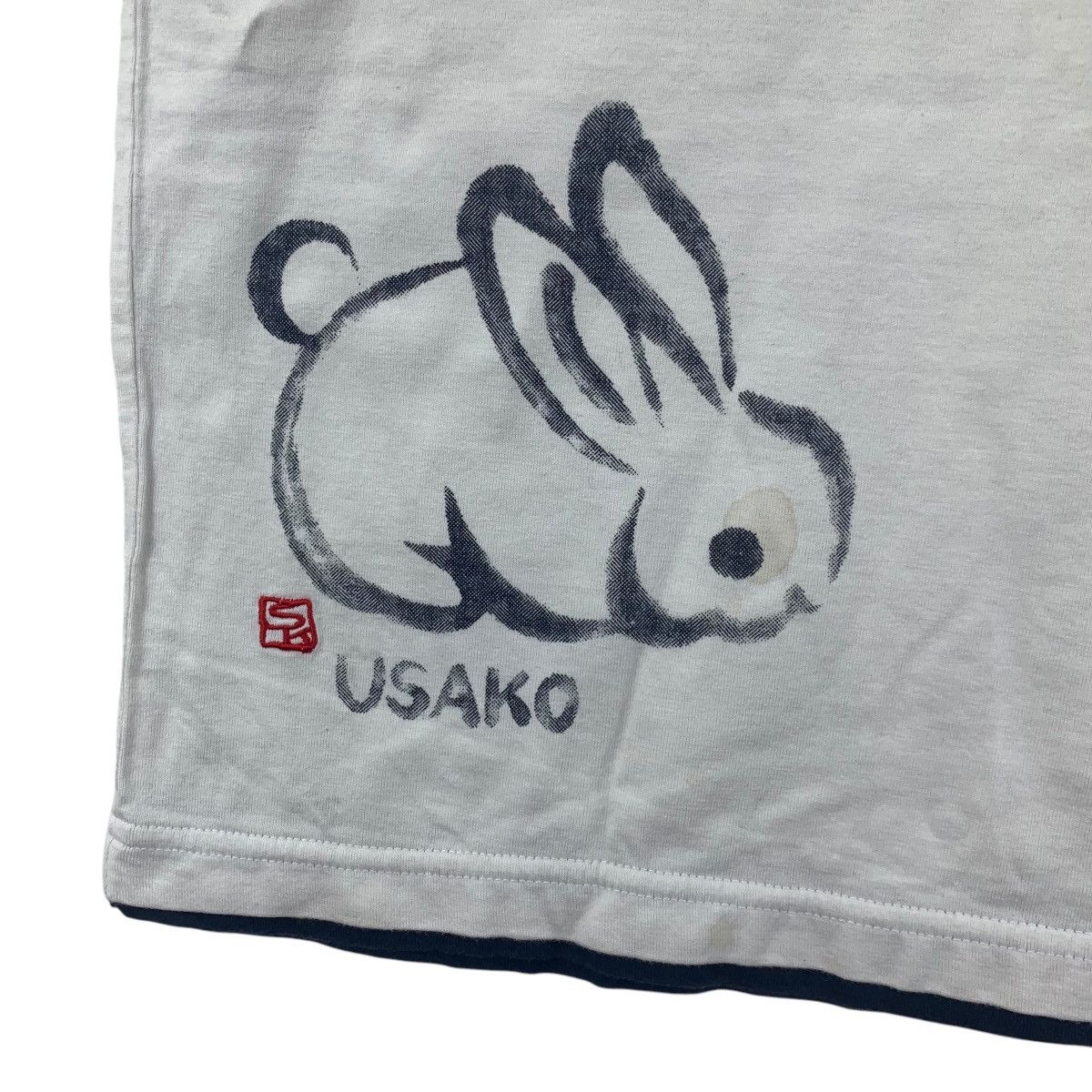 Vintage Vintage LA HORNER USAKO New Moon Rabbit Tee Shirt Top Japan Size M / US 6-8 / IT 42-44 - 6 Thumbnail