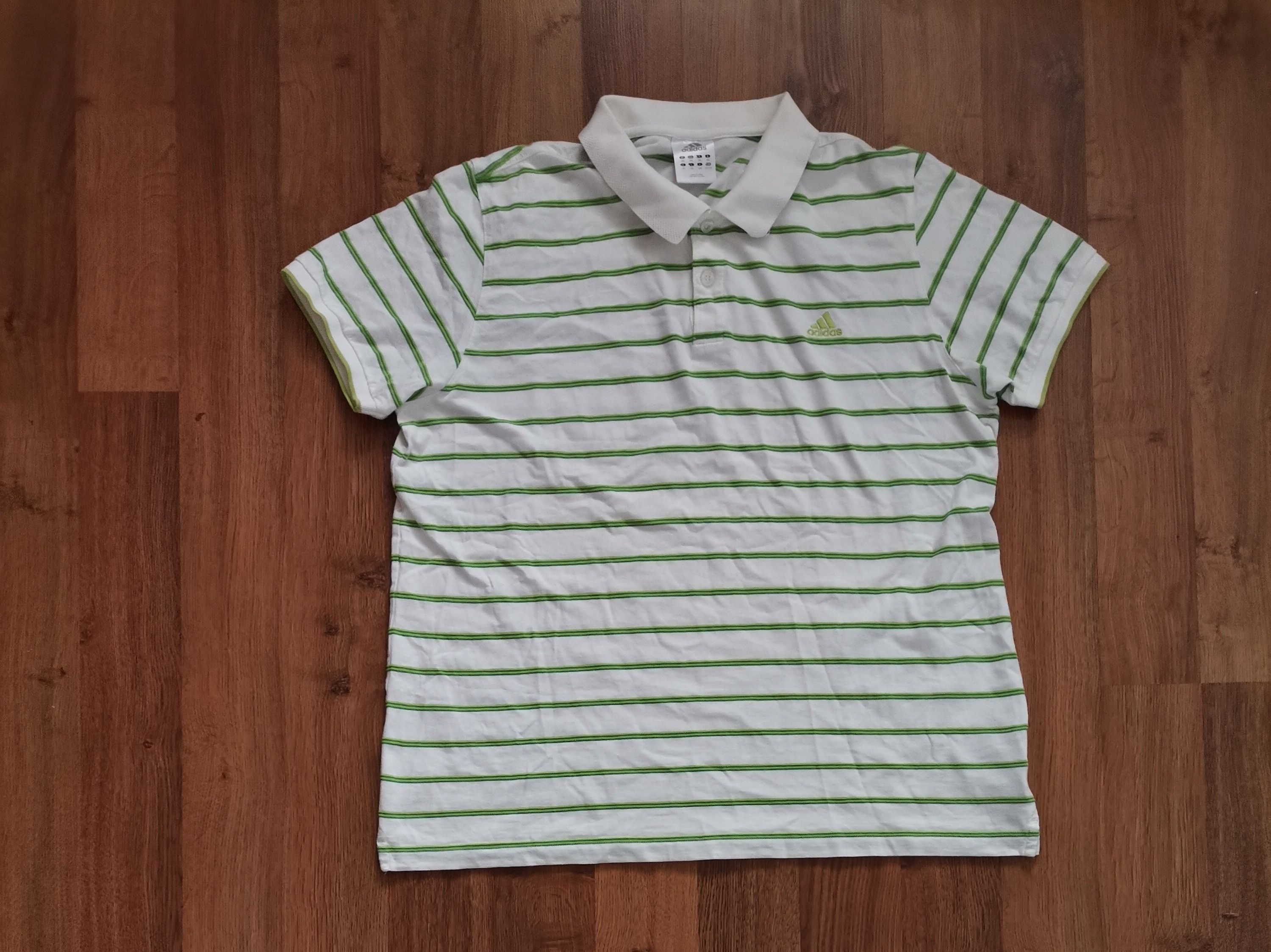 Adidas Vintage Adidas Striped Polo Size US XXL / EU 58 / 5 - 1 Thumbnail