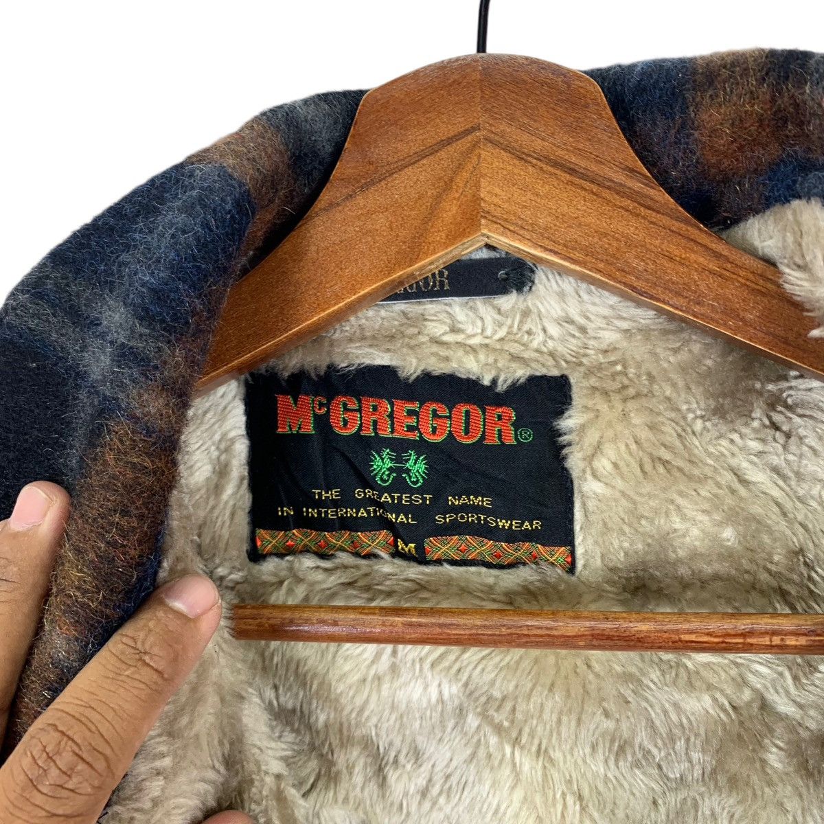McGregor × Vintage 🔥🔥 VINTAGE MCGREGOR TARTAN PLAID SHERPA JACKET Size US M / EU 48-50 / 2 - 6 Thumbnail