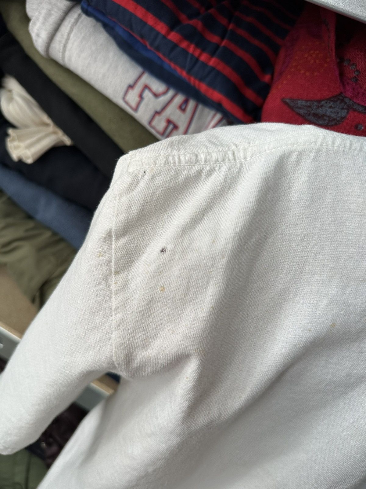 Stussy Y2K Stussy 8Ball Thrashed T-Shirt Big Logo Rare White Tee Size US L / EU 52-54 / 3 - 17 Thumbnail