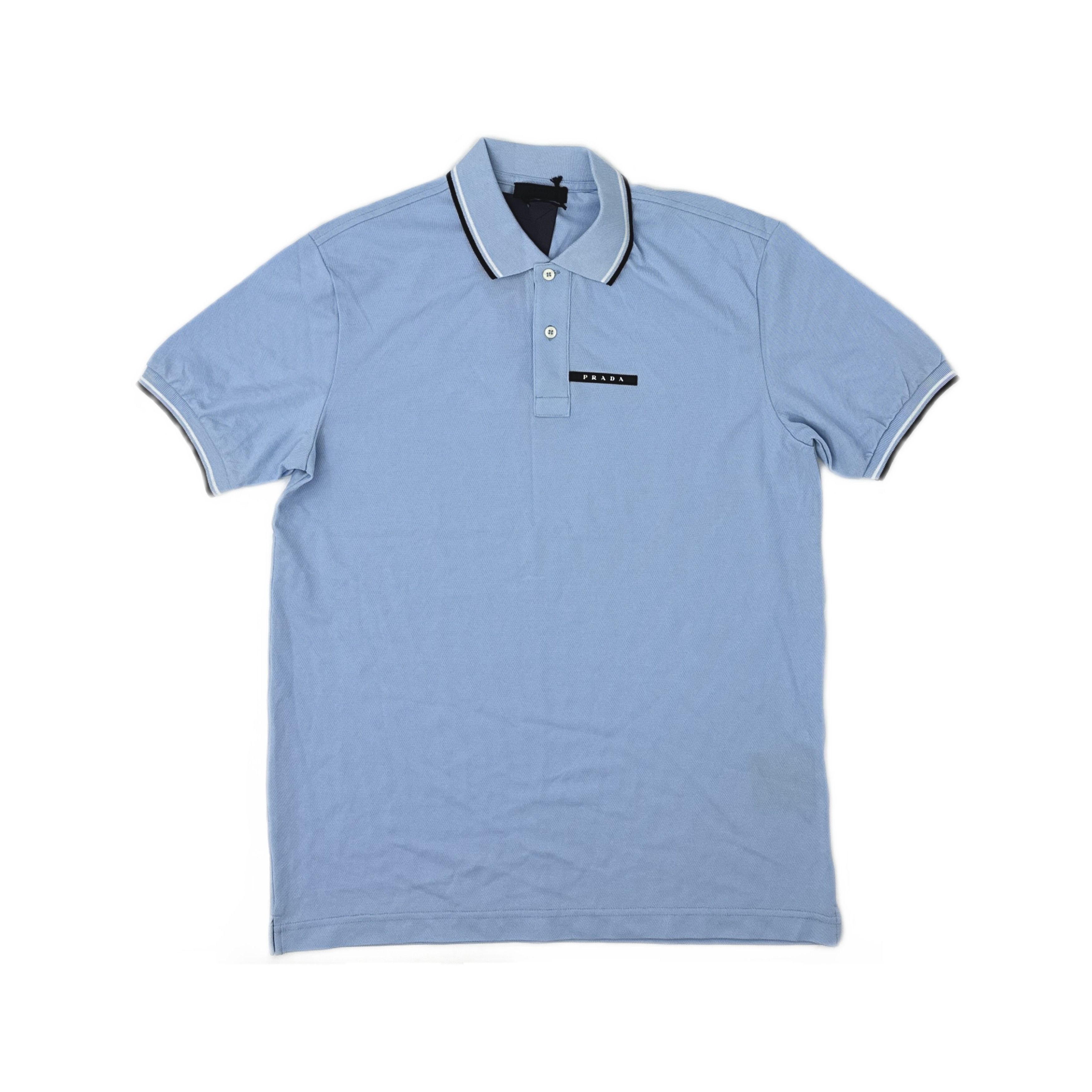 Prada Prada Logo Patch Polo Shirt Size XL Size US XL / EU 56 / 4 - 1 Thumbnail