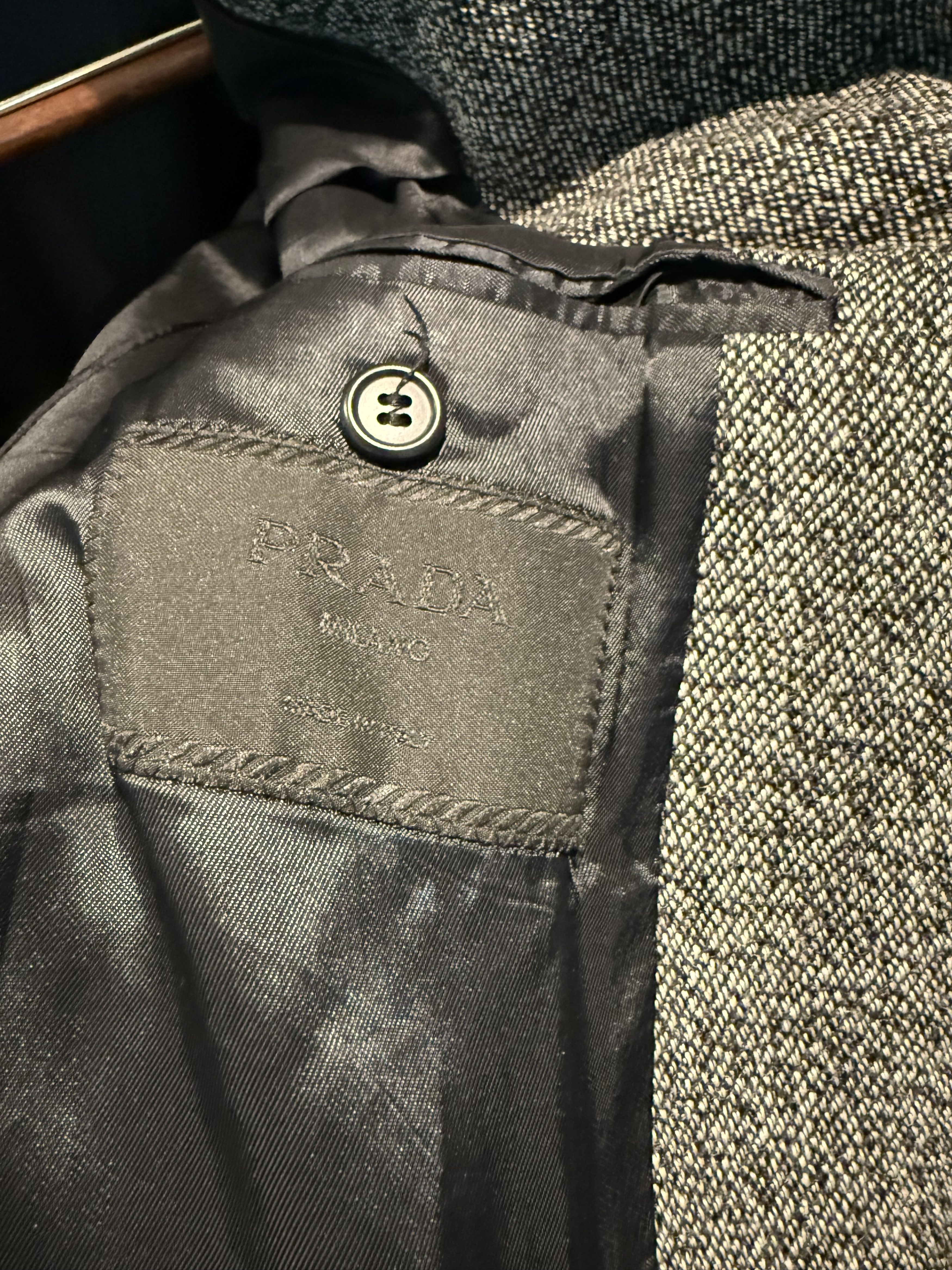 Prada Prada Gray Tweed Coat IT50 Size US M / EU 48-50 / 2 - 4 Thumbnail