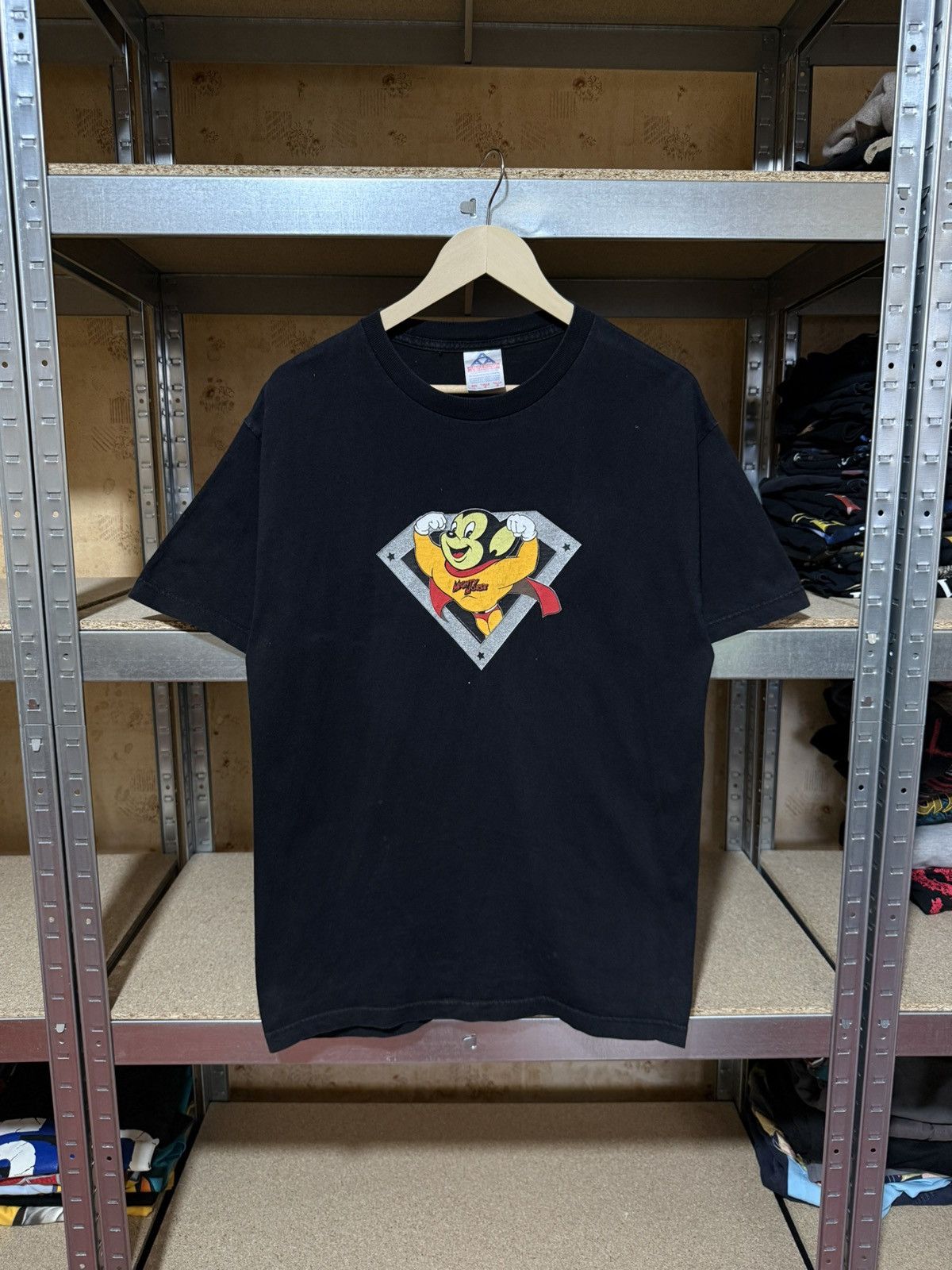 Cartoon Network × Vintage Vintage 2009 Superhero Mighty Mouse Cartoon T-Shirt Size US L / EU 52-54 / 3 - 1 Thumbnail