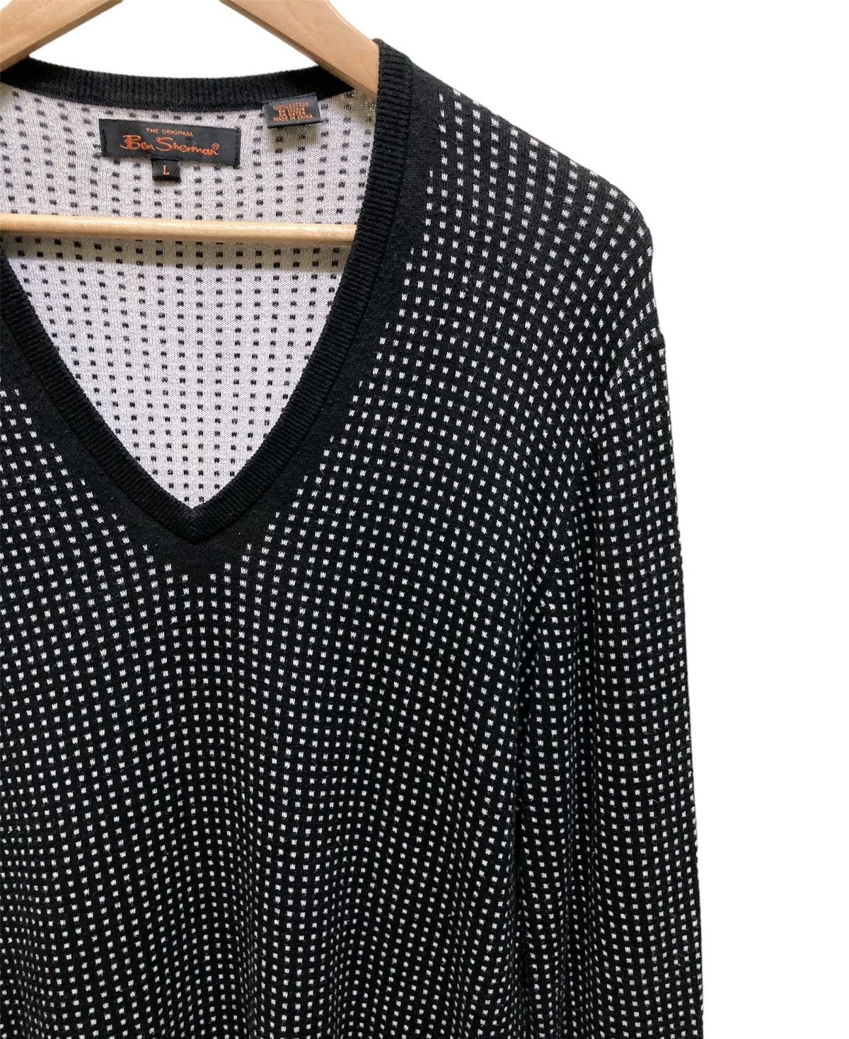 Ben Sherman Ben Sherman V-neck Pull Over Sweater Size US L / EU 52-54 / 3 - 3 Thumbnail