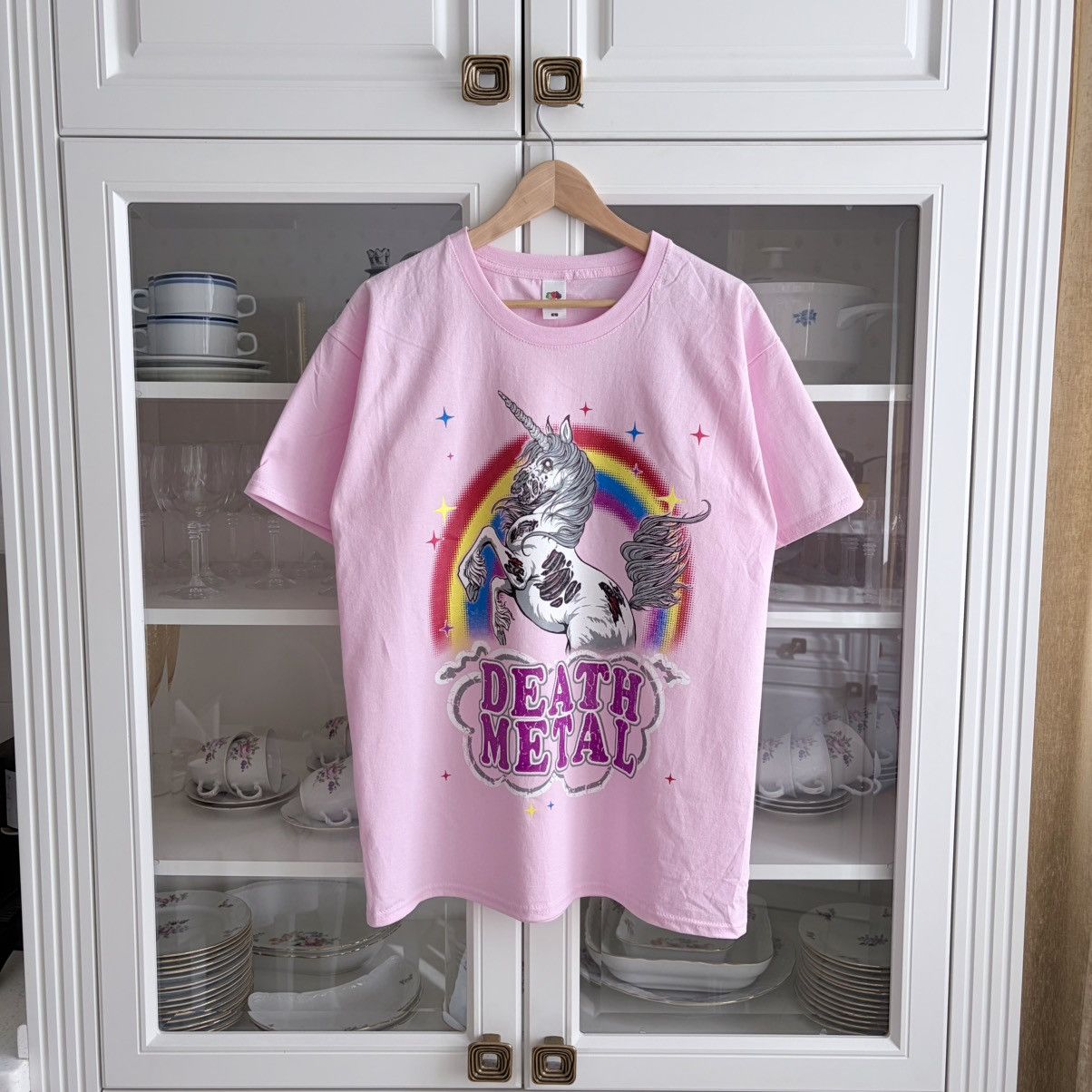 Band Tees T-shirt Unicorn - Death metal Size US L / EU 52-54 / 3 - 1 Thumbnail