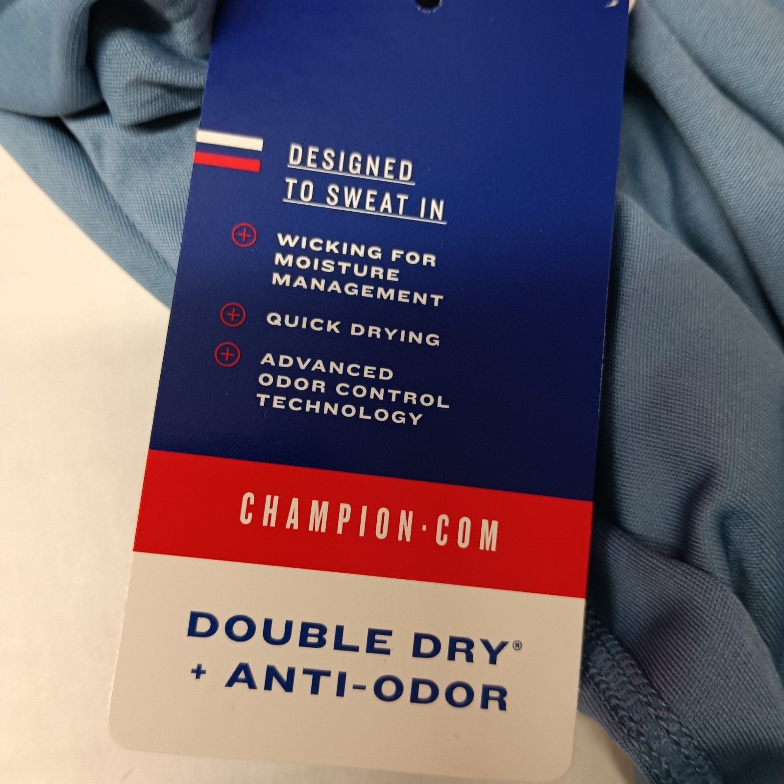 Champion Champion Men's Double Dry Anti-Odor T-Shirt Size L Blue Size US L / EU 52-54 / 3 - 7 Thumbnail