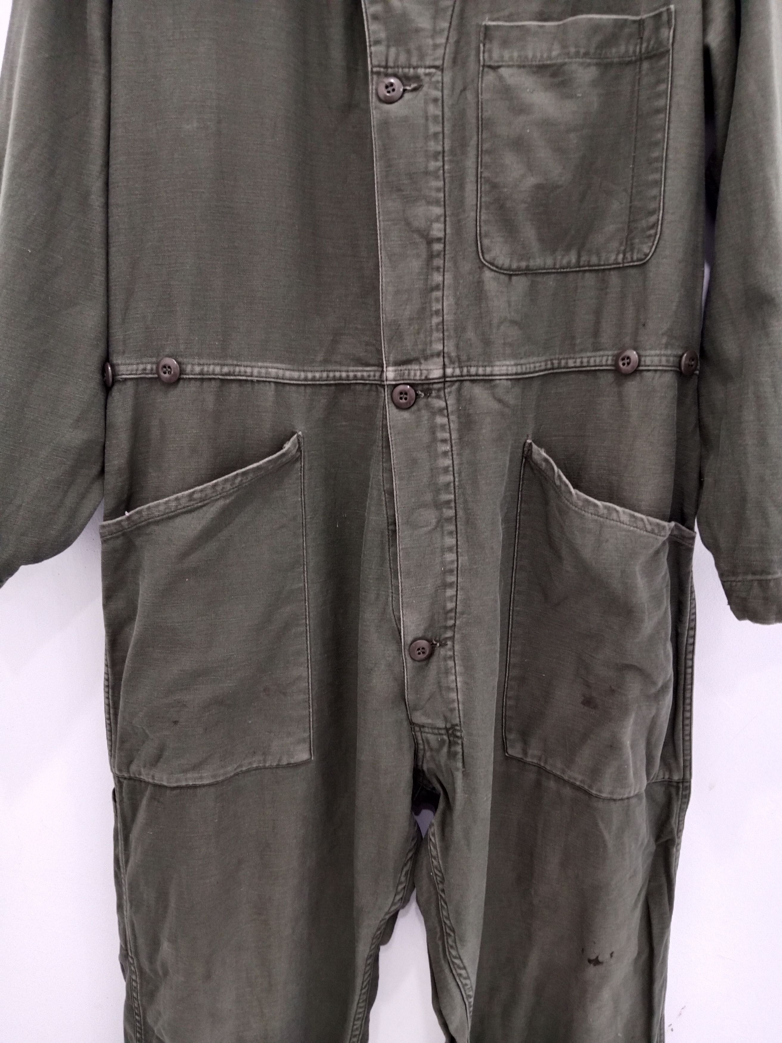 Third & Army × Vintage Vintage 90s Army Coverall Military Flying Size US L / EU 52-54 / 3 - 6 Thumbnail
