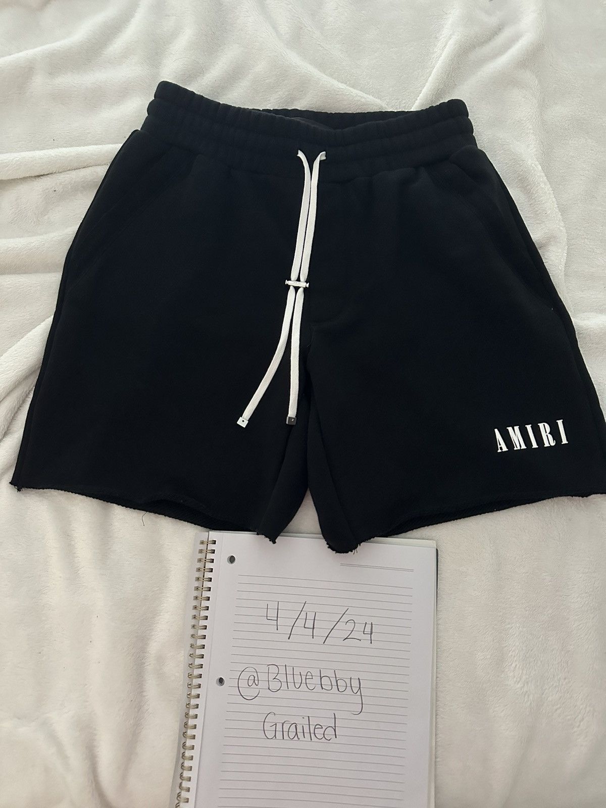 image of Amiri Core Logo Shorts in Black, Men's (Size 30)