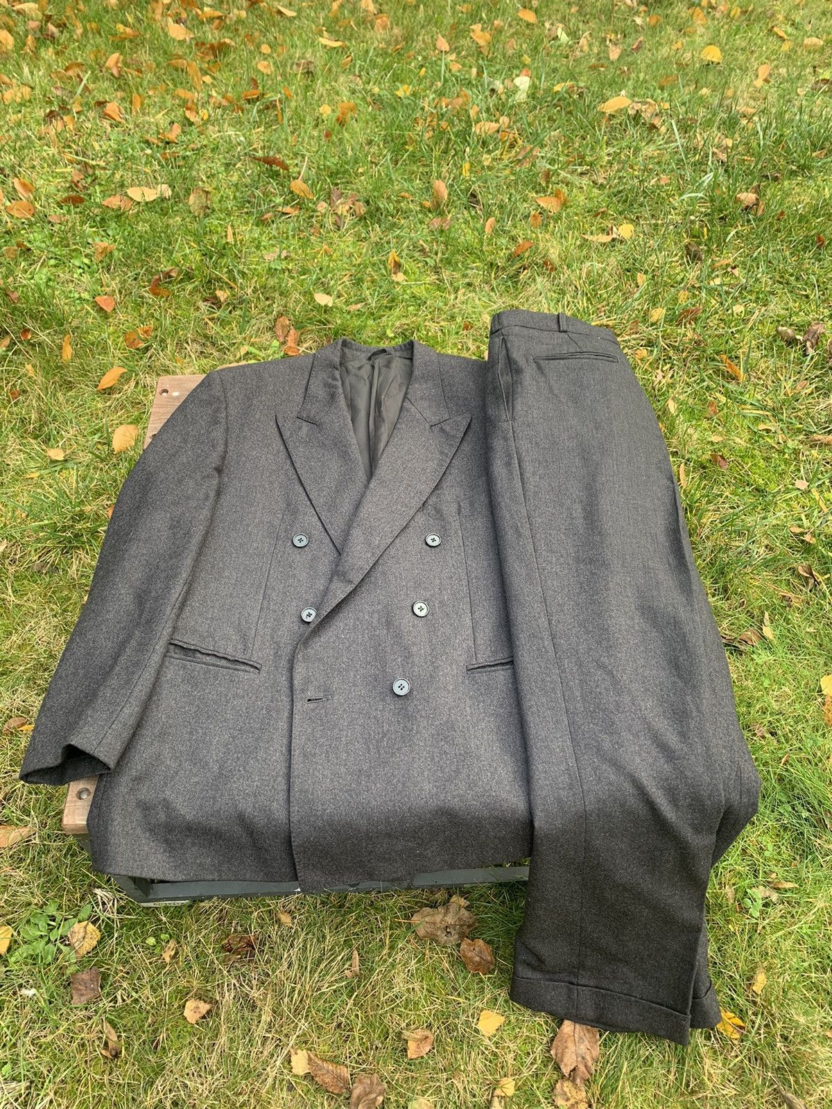 Christian Dior Monsieur Vintage Retro Old Money Christian Dior Suit Size 44R - 19 Thumbnail