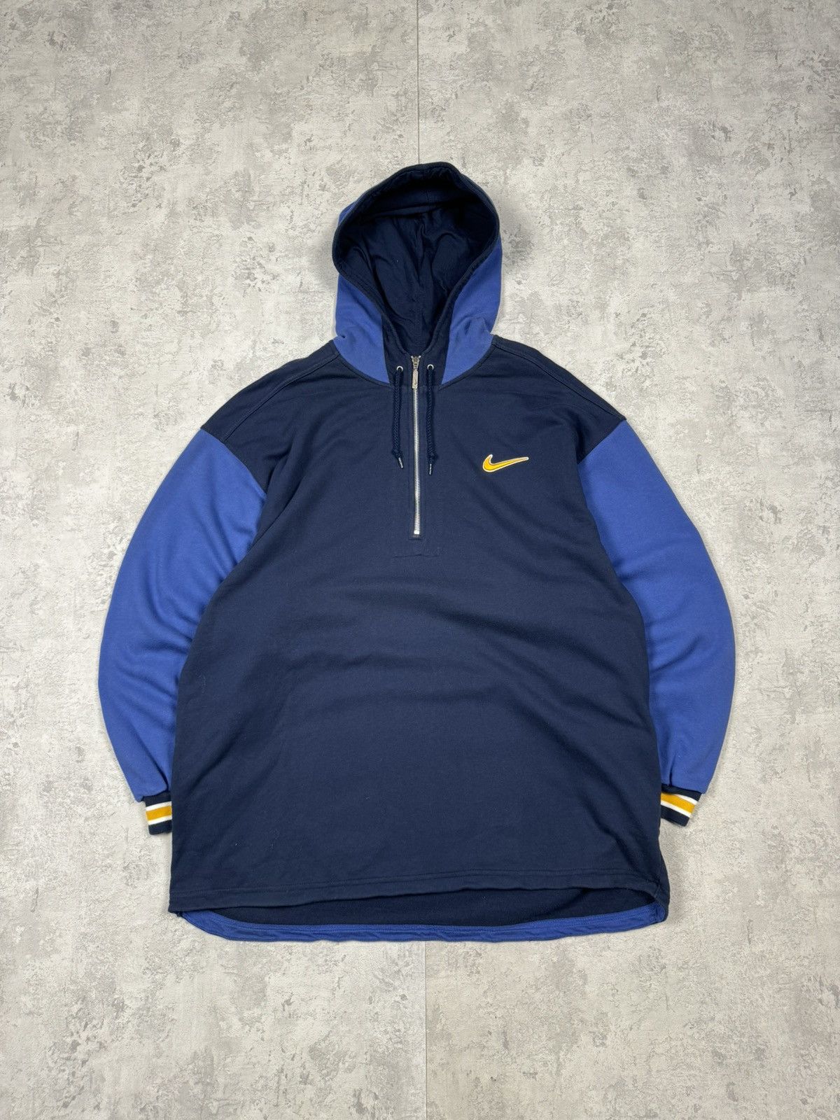 Nike Vintage Nike 1/4 Zip Hoodie Big Logo Size XXL Size US XXL / EU 58 / 5 - 5 Thumbnail