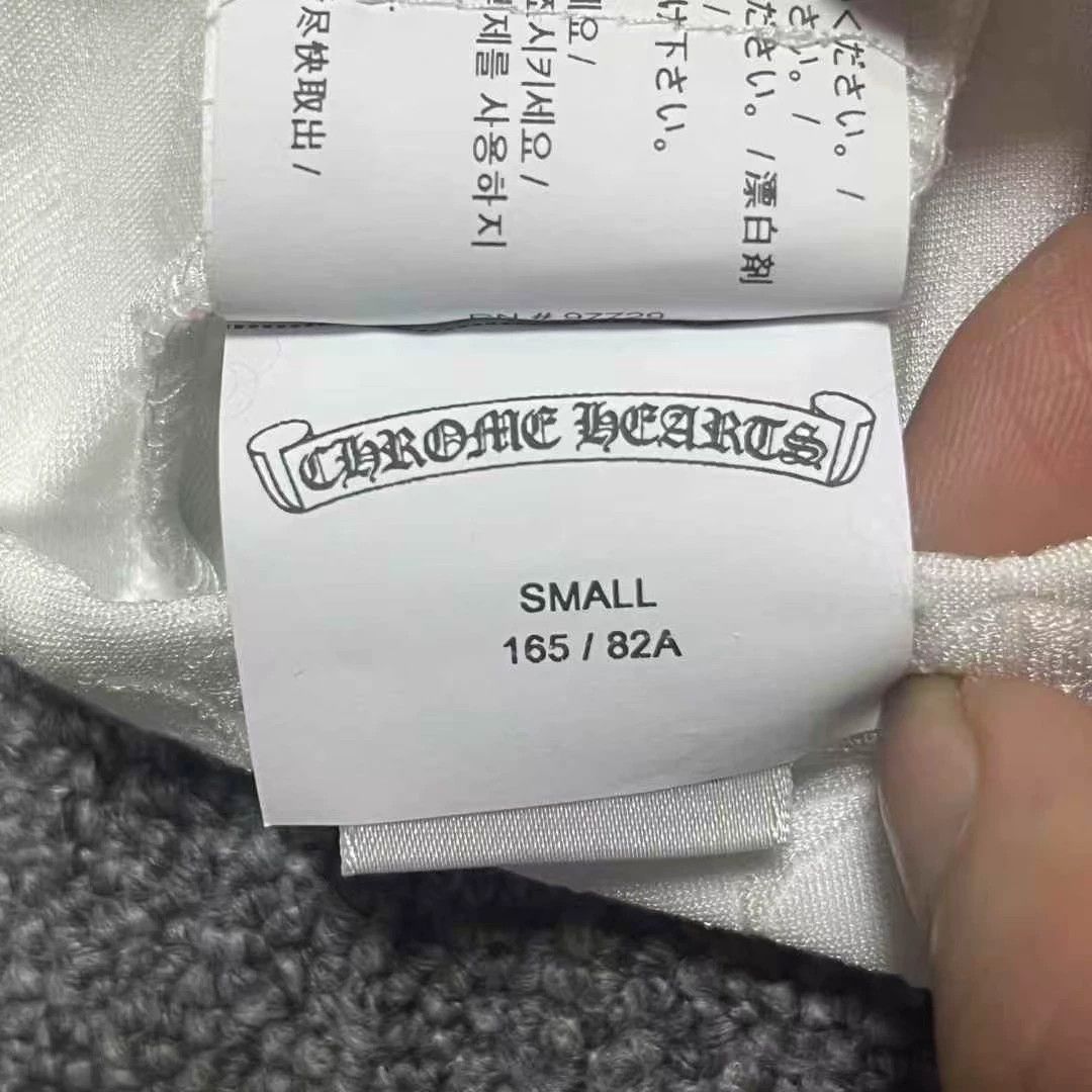 Chrome Hearts Chrome Hearts White All-over Print Cross Polo Neck Crop Top Size S / US 4 / IT 40 - 3 Thumbnail