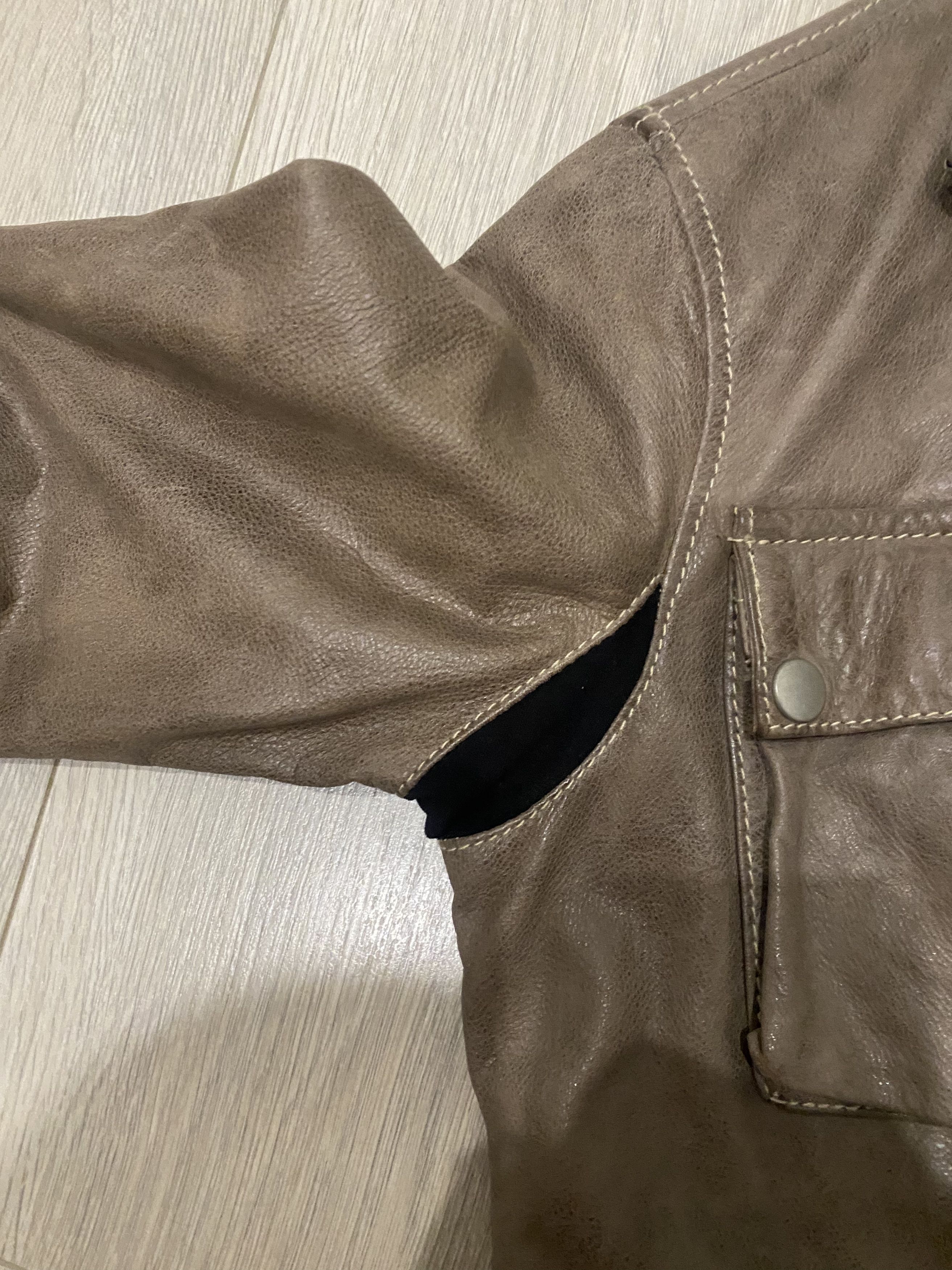 Belstaff Belstaff Gold Leather Jacket Size S / US 4 / IT 40 - 7 Thumbnail