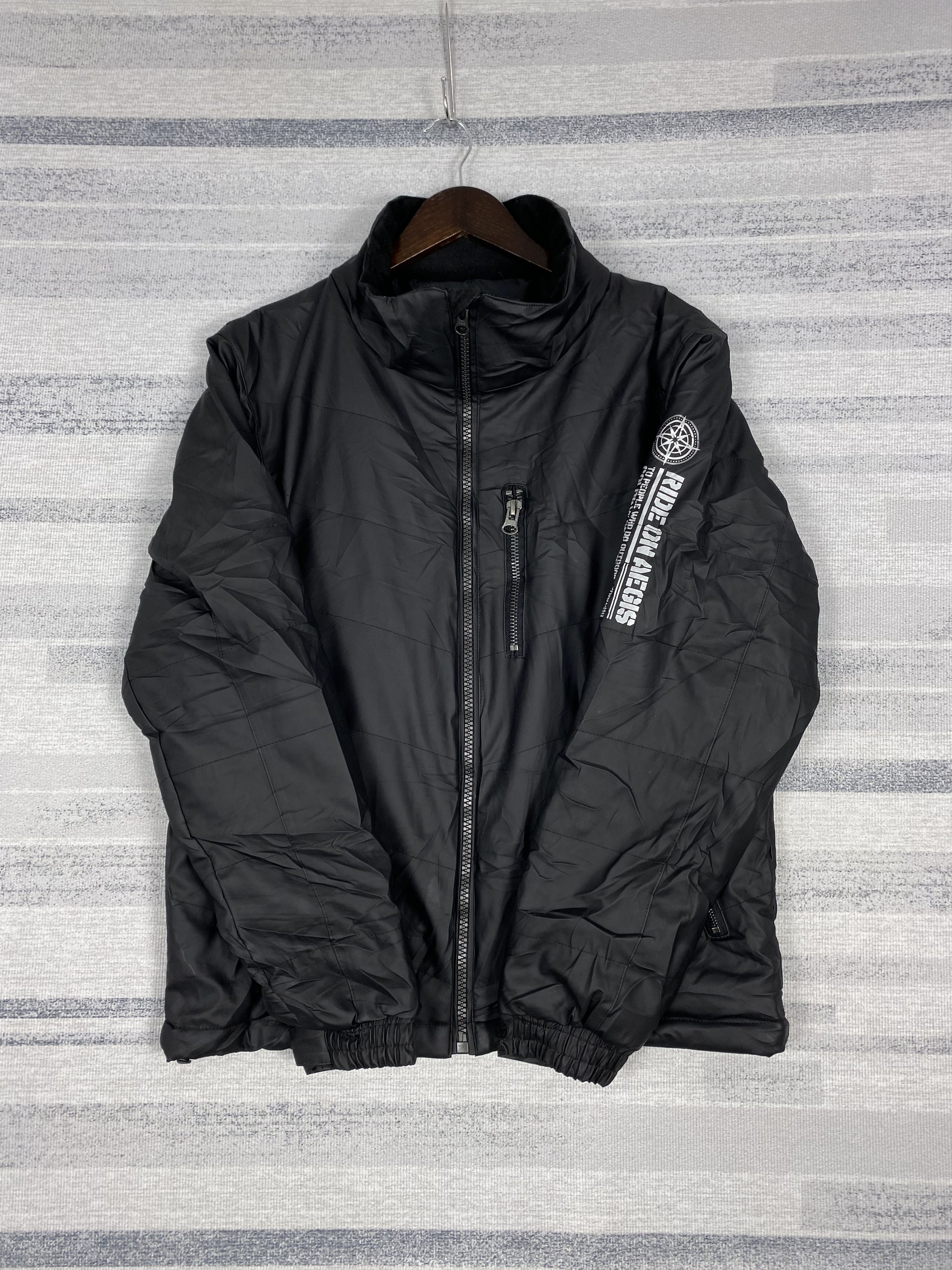 Japanese Brand Vintage Ride On Aegis Puffer Jacket Size US L / EU 52-54 / 3 - 6 Thumbnail