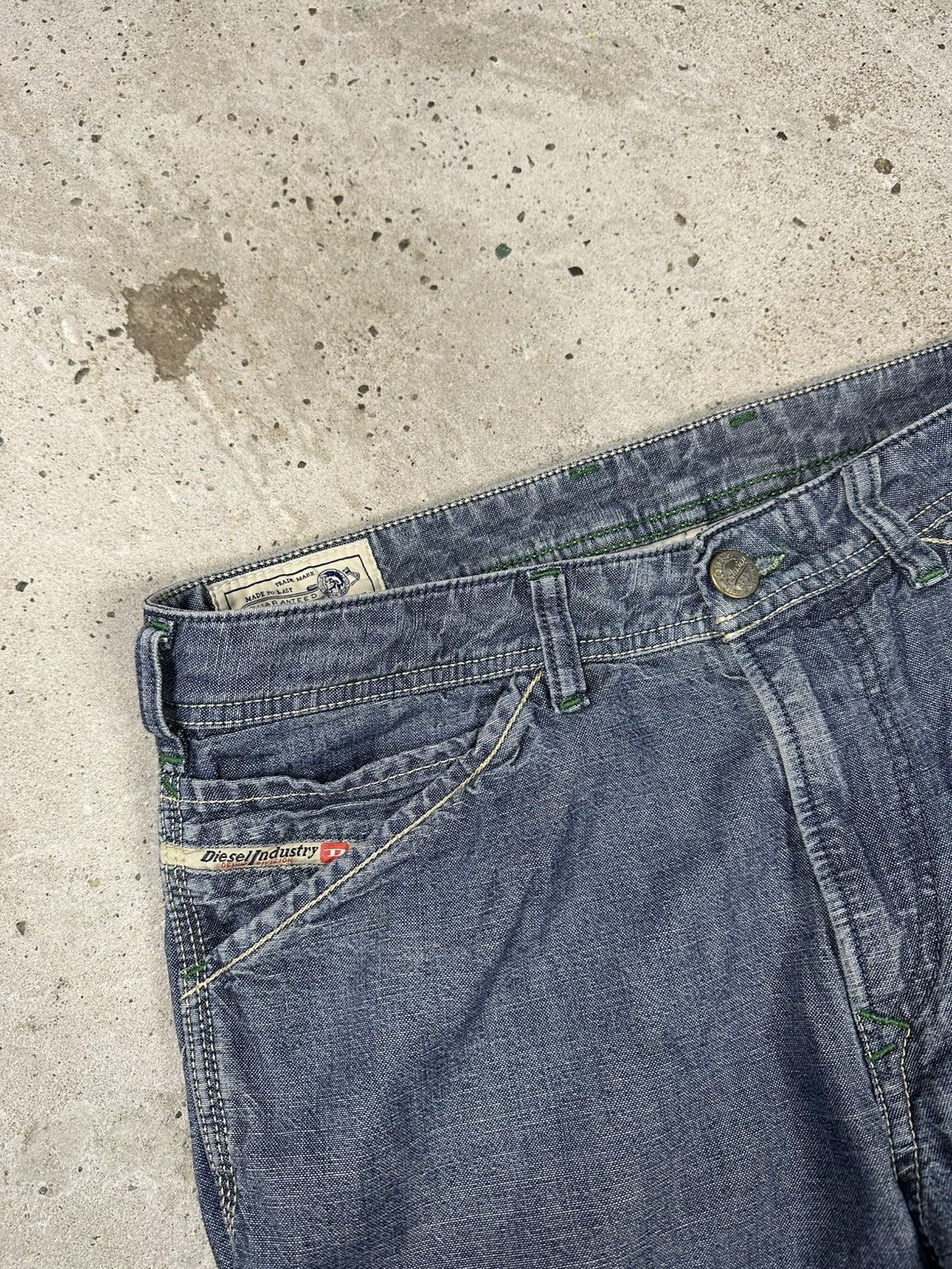 Diesel × Vintage Vintage 2001 Diesel Distressed Carpenter Denim Pants Jeans Size US 32 / EU 48 - 16 Thumbnail