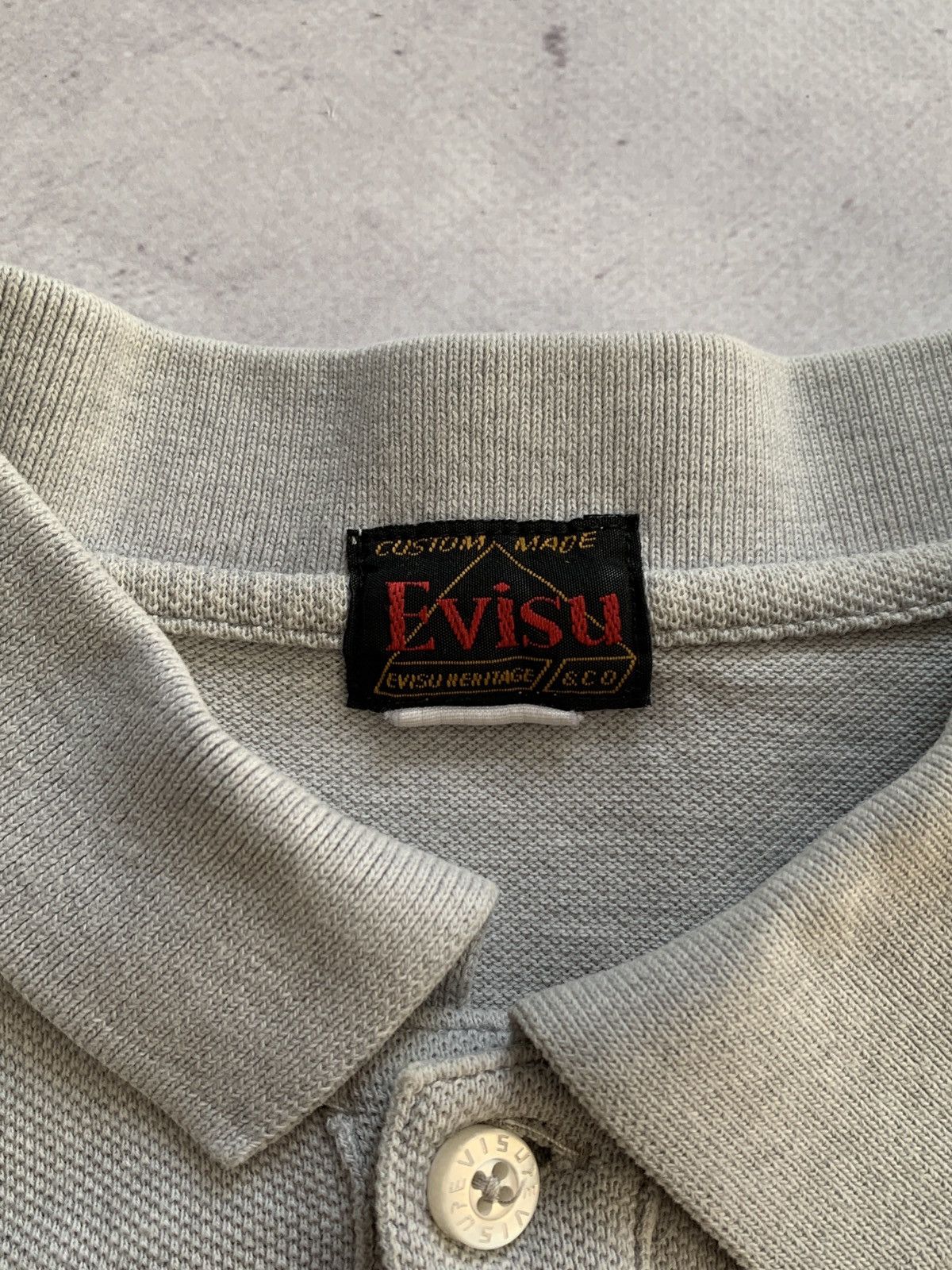 Evisu EVISU Vintage 90s Japanese Polo Shirt Size US M / EU 48-50 / 2 - 5 Thumbnail