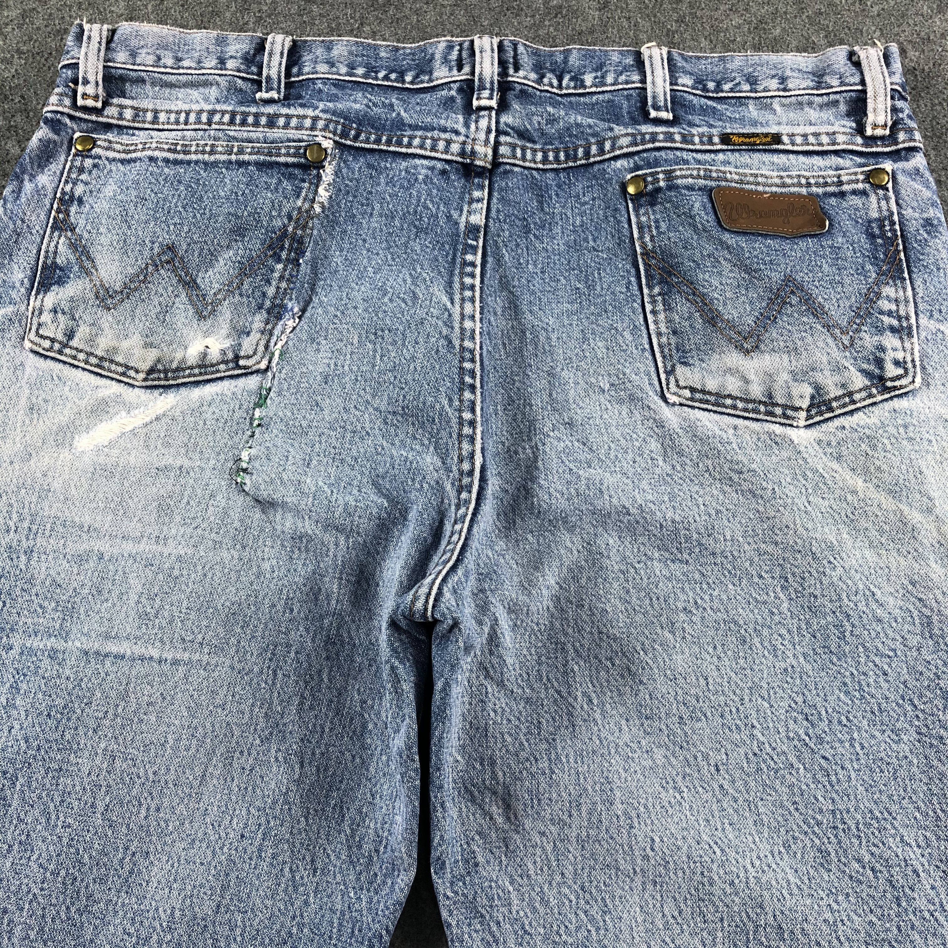 Vintage Vintage Blue Wash Wrangler Jeans-J2313 Size US 39 - 4 Thumbnail