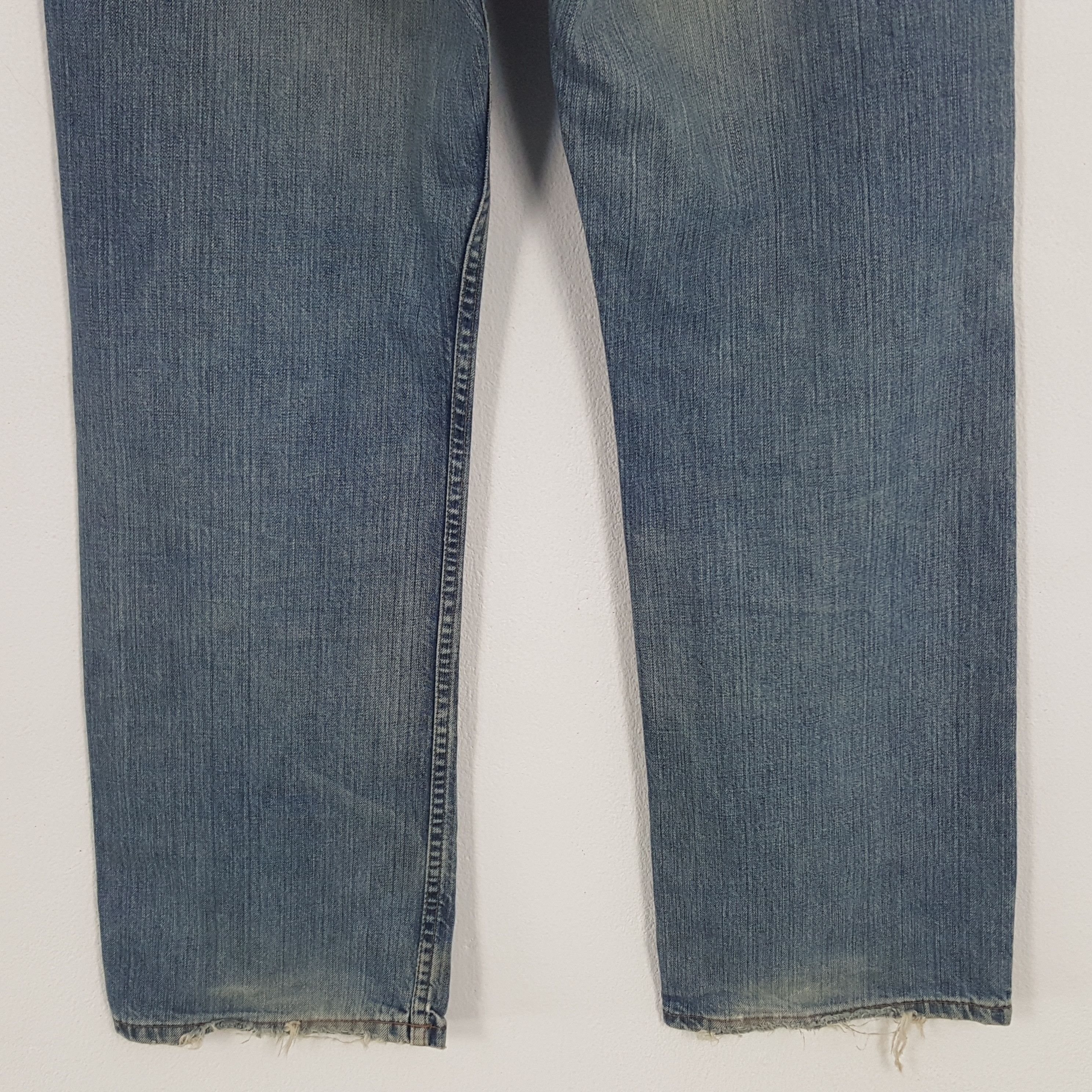 Stussy × Vintage Vintage Stussy Streetwear Custom Art Big Logo Denim Jeans Size US 35 - 6 Thumbnail