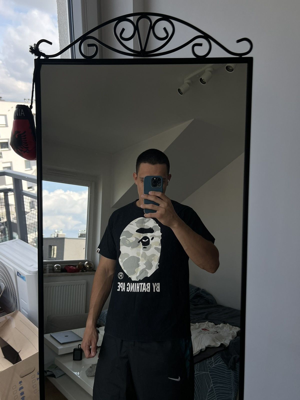 Bape BAPE CAMO HEAD COLLEGE TEE Size US M / EU 48-50 / 2 - 2 Thumbnail